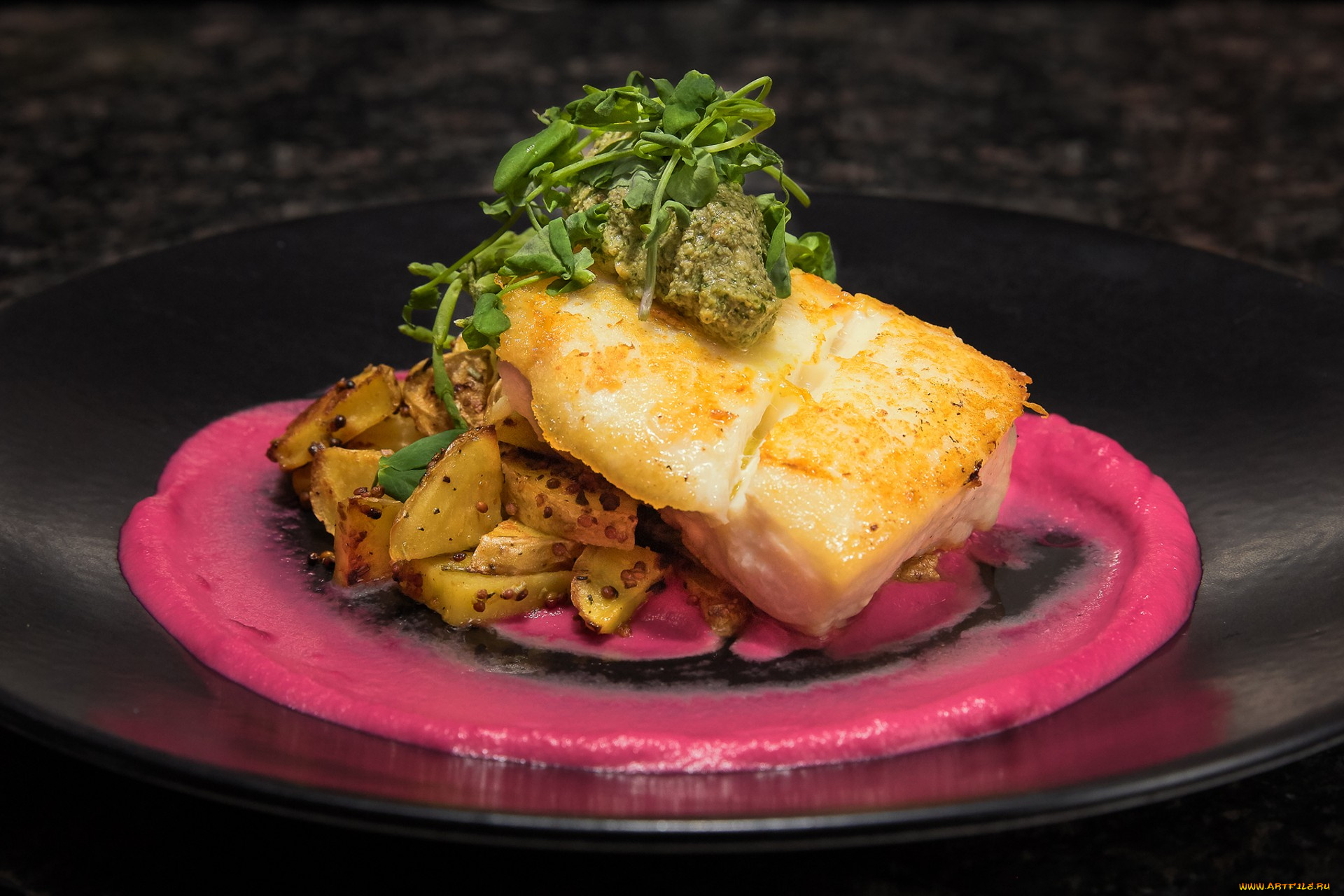 еда, рыбные, блюда, , с, морепродуктами, снедь