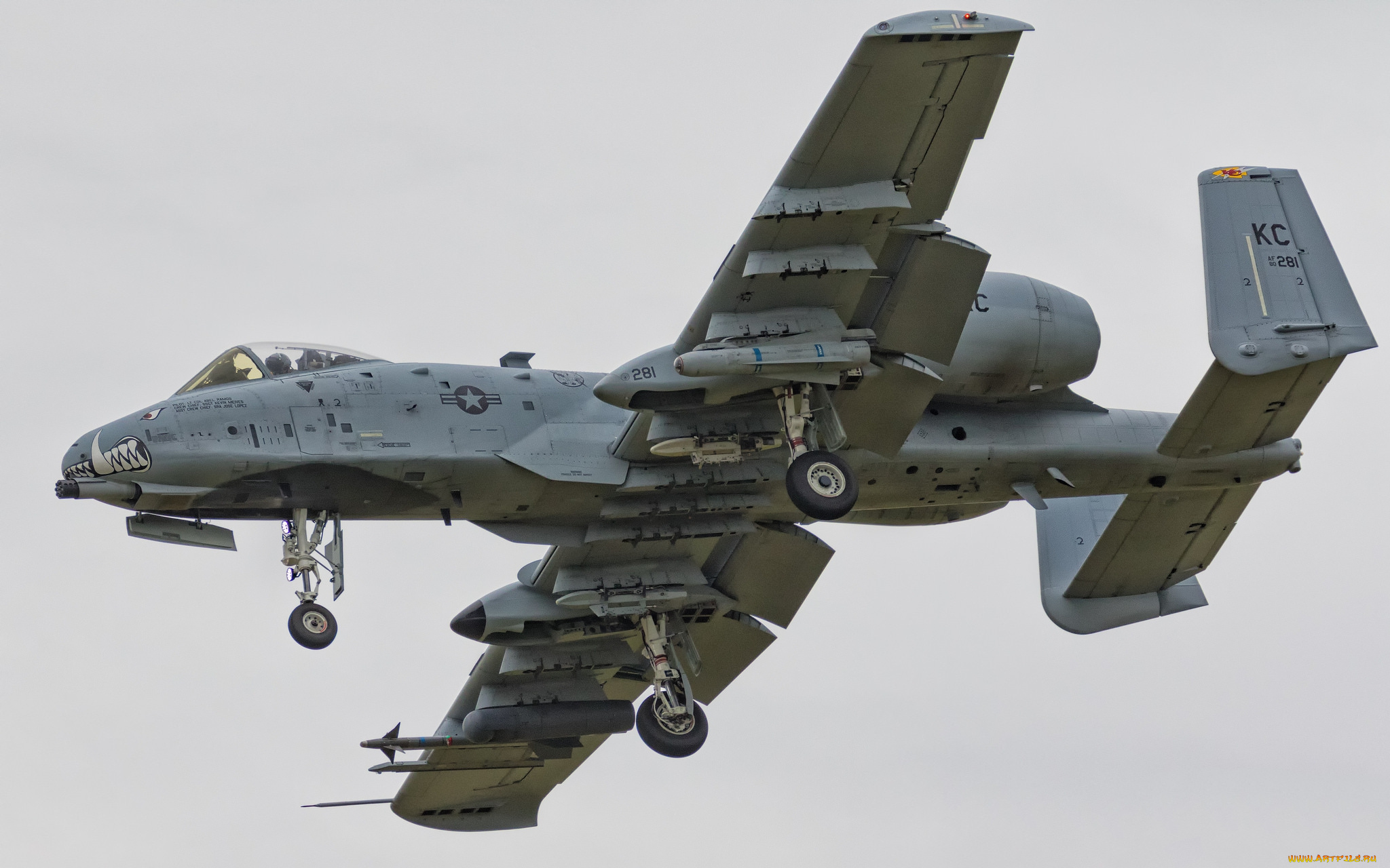 a-10c, thunderbolt, ii, авиация, боевые, самолёты, ввс