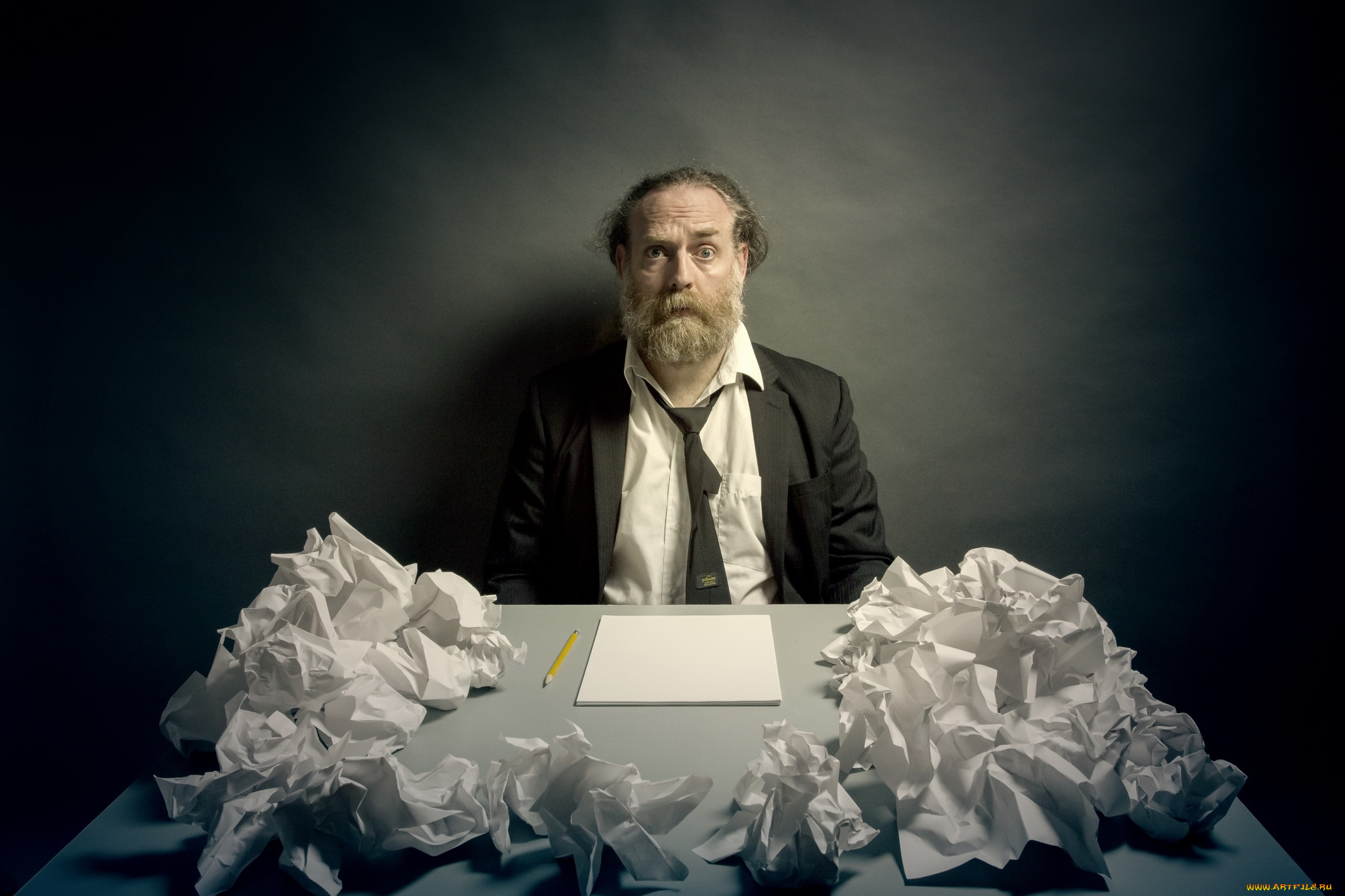 мужчины, -, unsort, бумага, писатель, человек