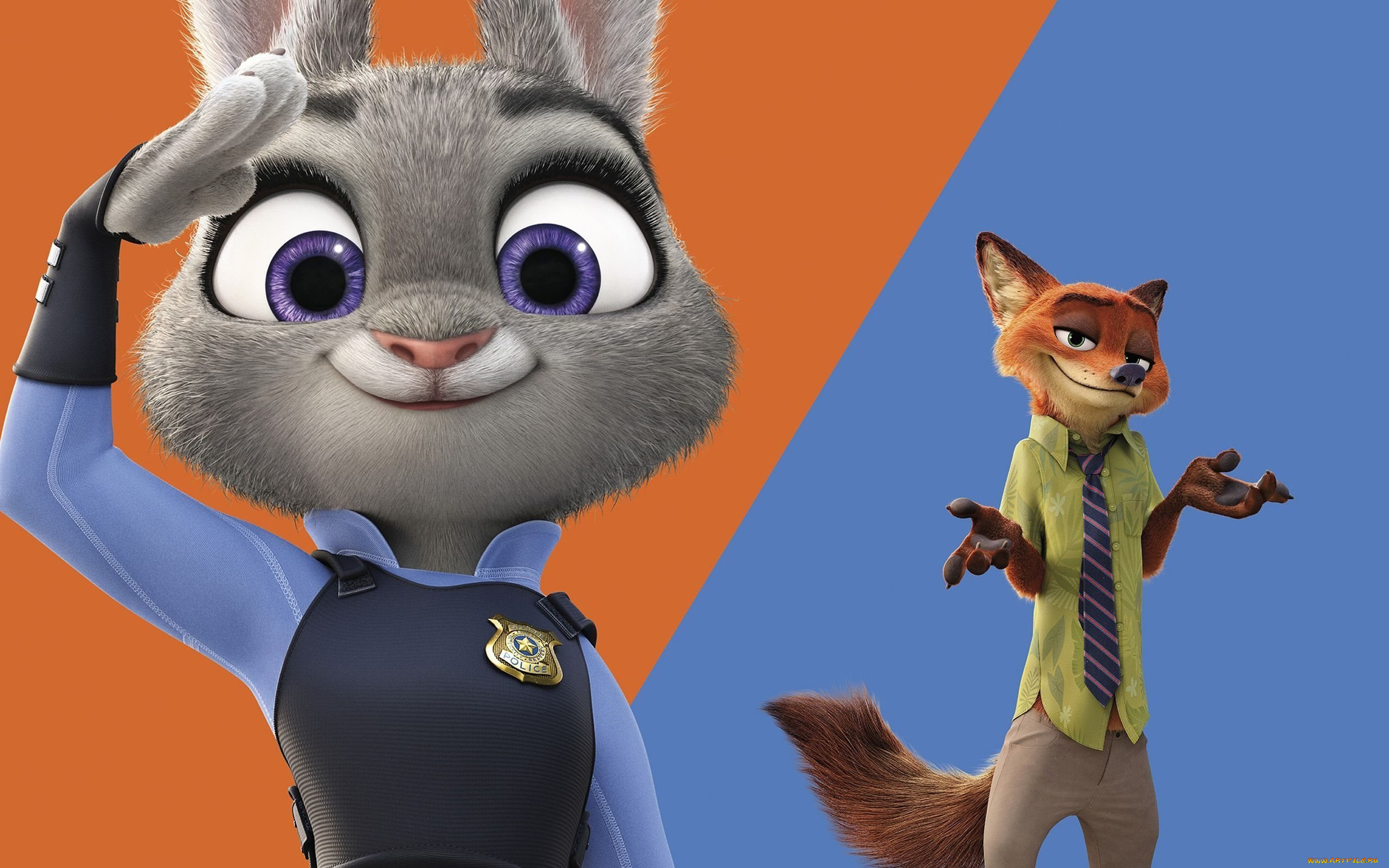 мультфильмы, zootopia, персонажи