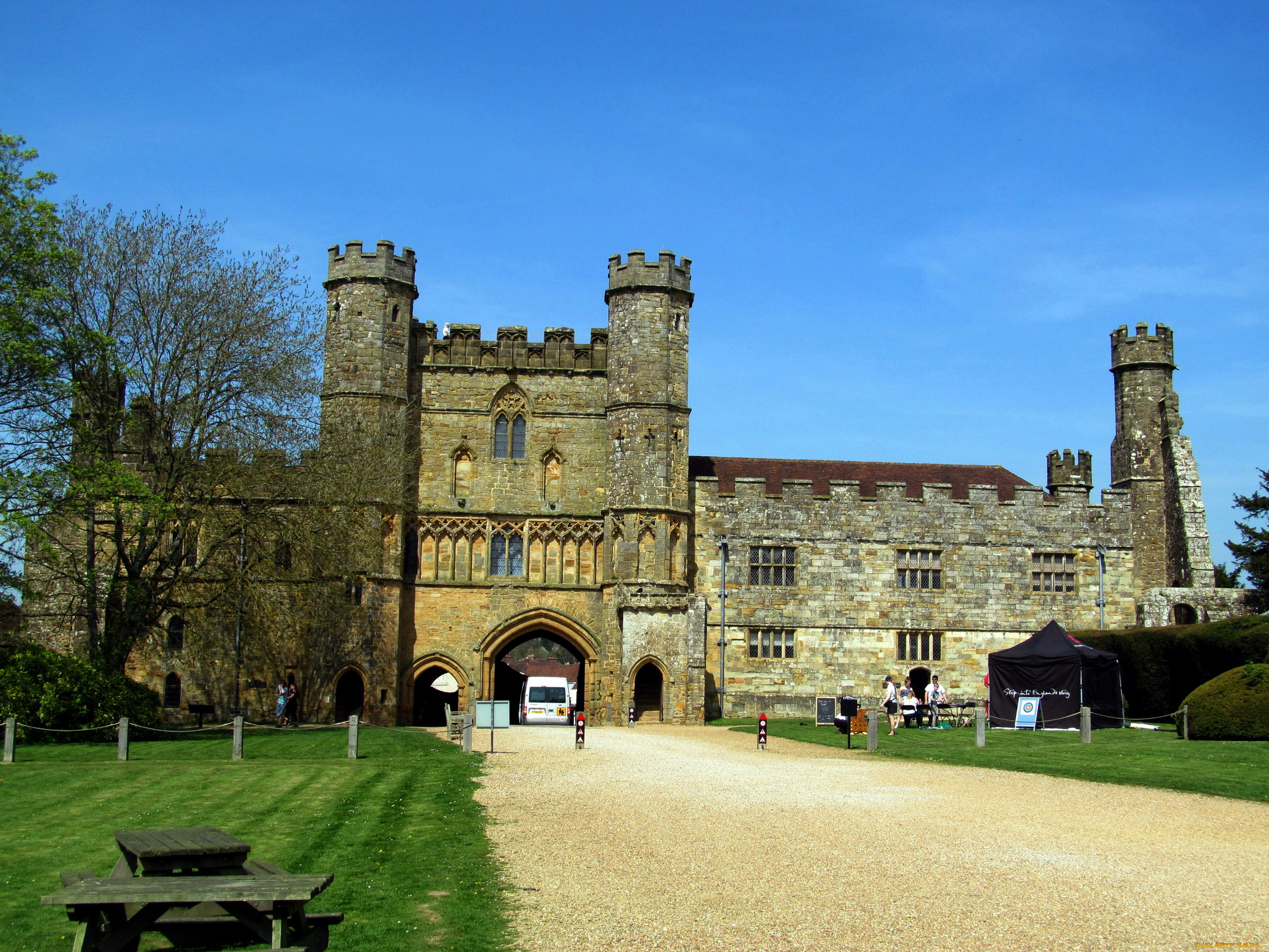 battle, abbey, gatehouse, battle, sussex, uk, города, -, католические, соборы, , костелы, , аббатства, abbey, gatehouse