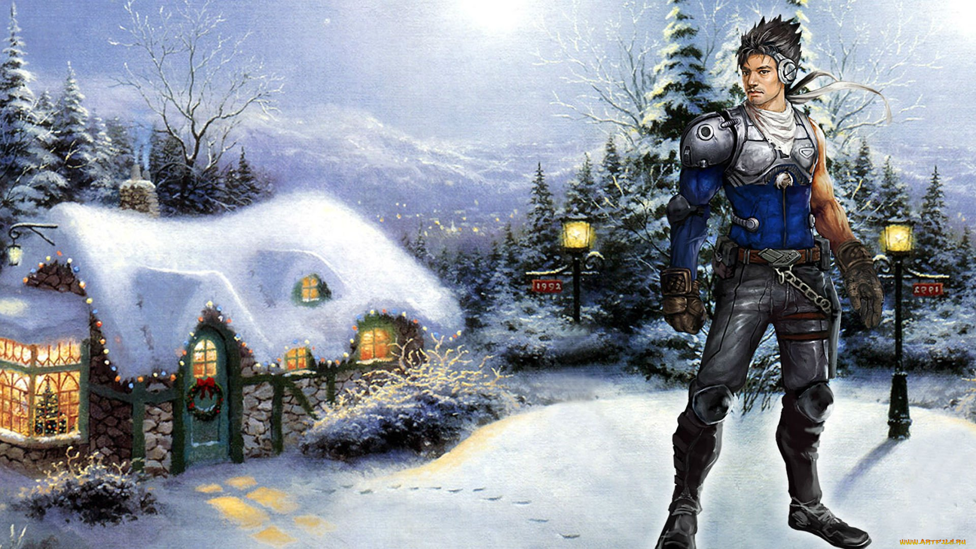 видео, игры, 2029, online, зима, амуниция, парень, дом, рождество