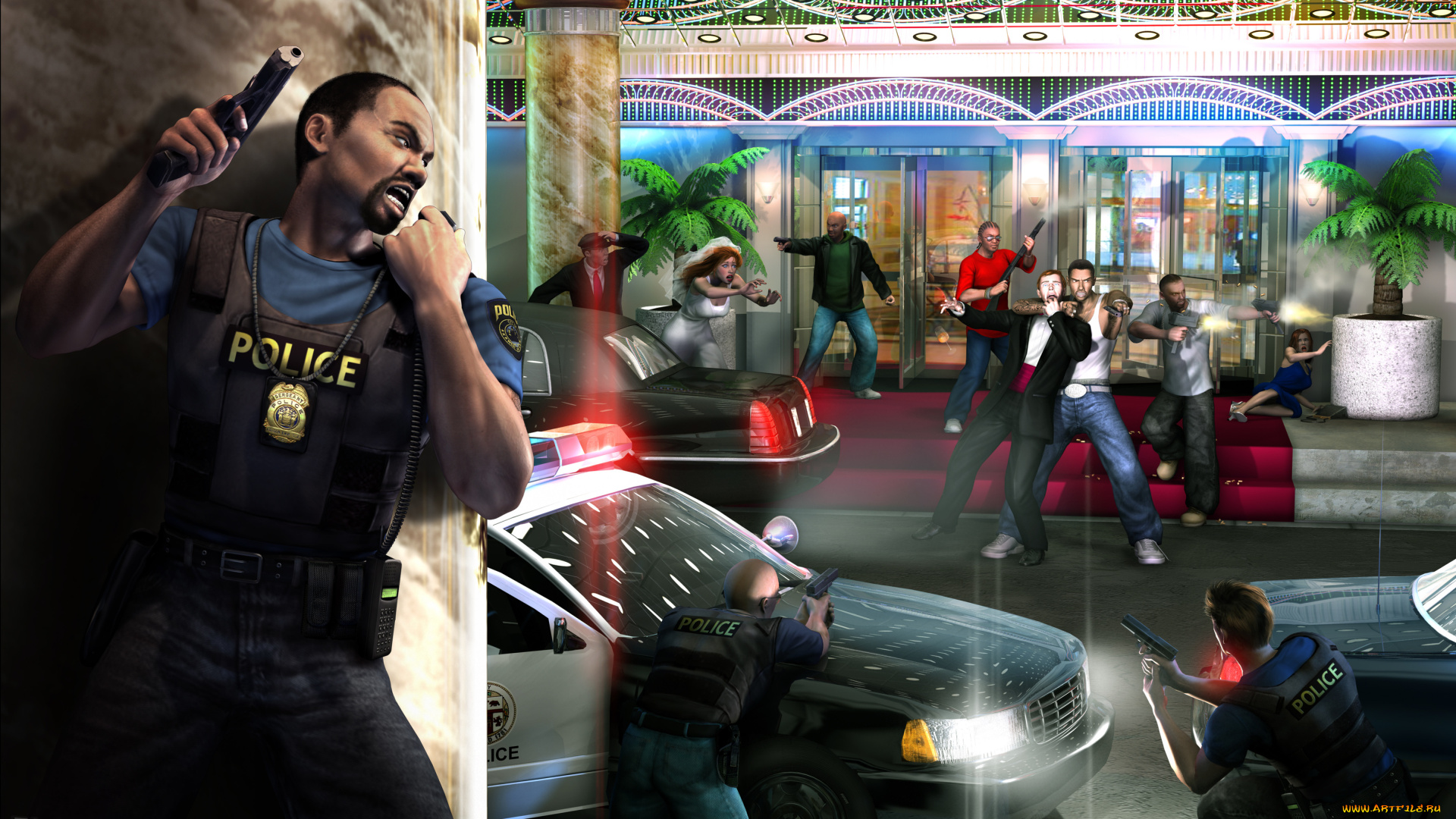 видео, игры, 25, to, life, полиция, заложники, бандиты, стрельба