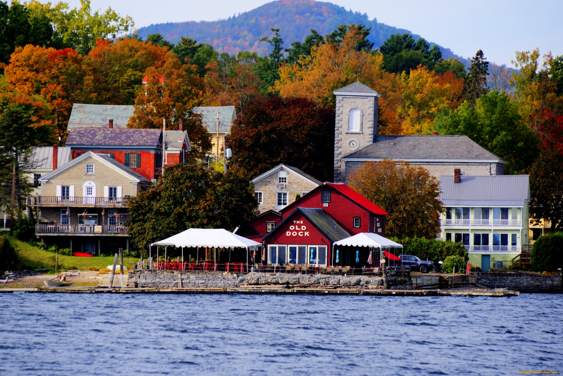 города, -, улицы, , площади, , набережные, река, гора, осень