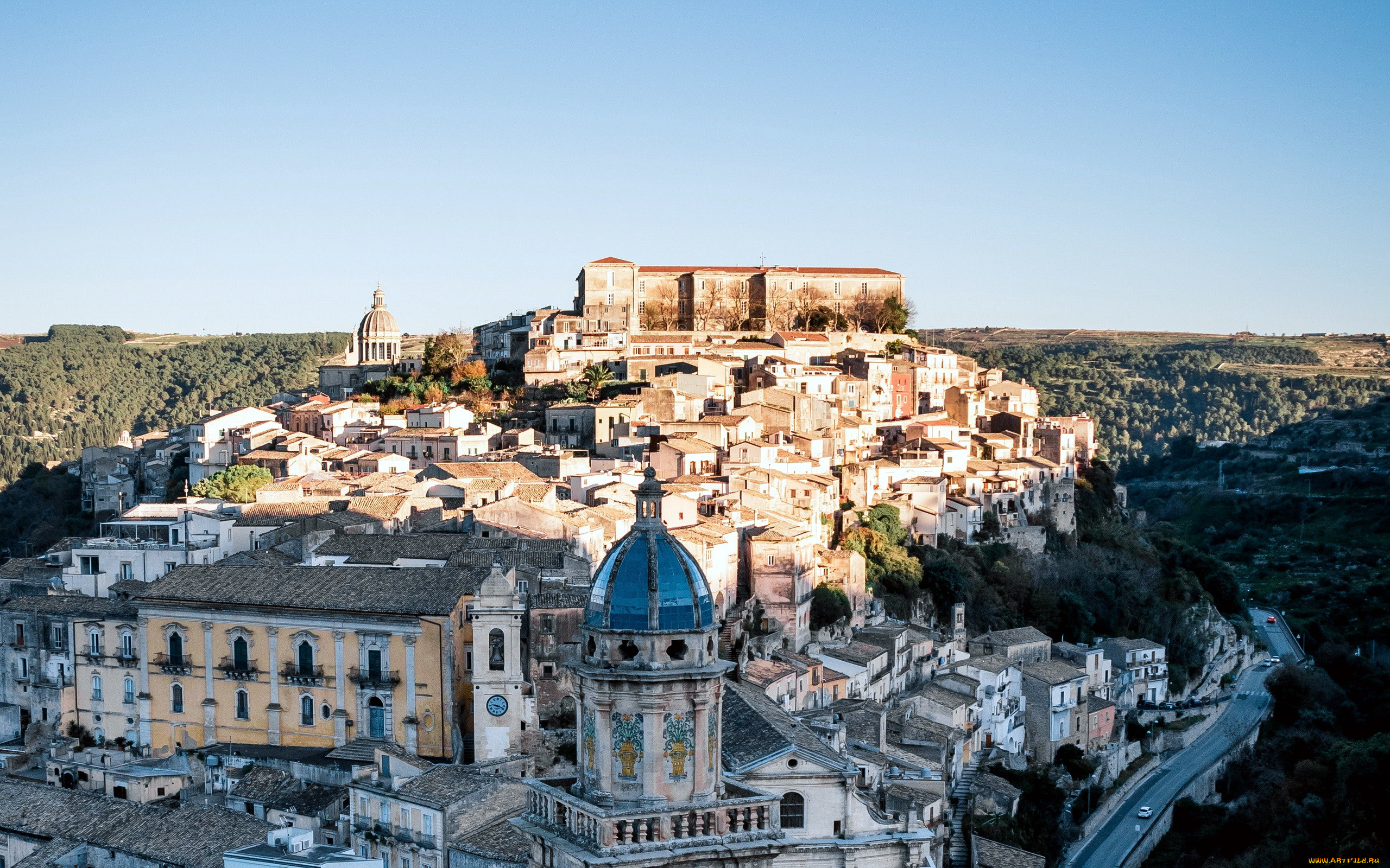 ragusa, sicily, italy, города, -, панорамы
