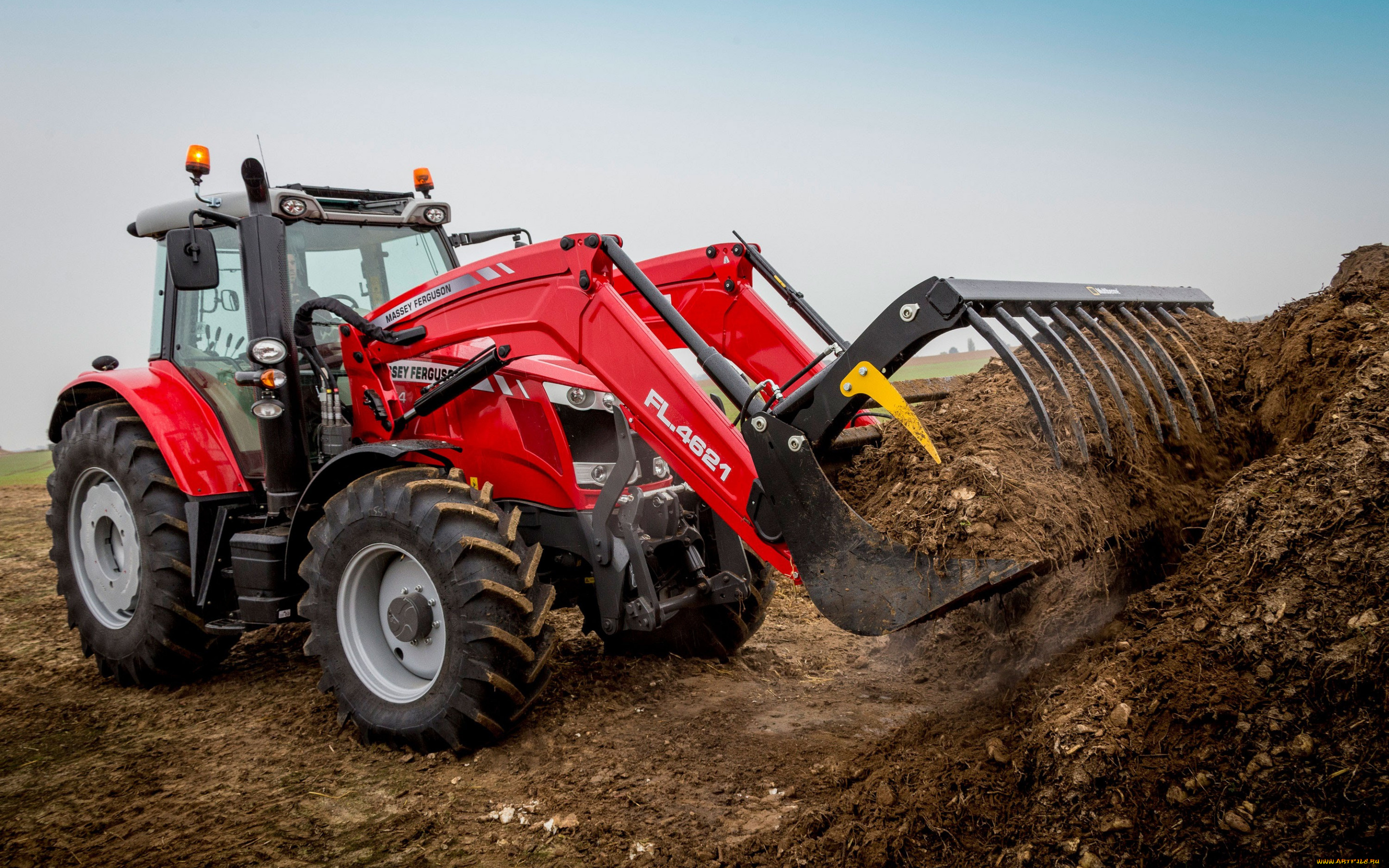 massey, ferguson, 6713, техника, фронтальные, погрузчики, massey, ferguson, 6713, трактор, сельхозтехника, тракторный, погрузчик, ферма, современный