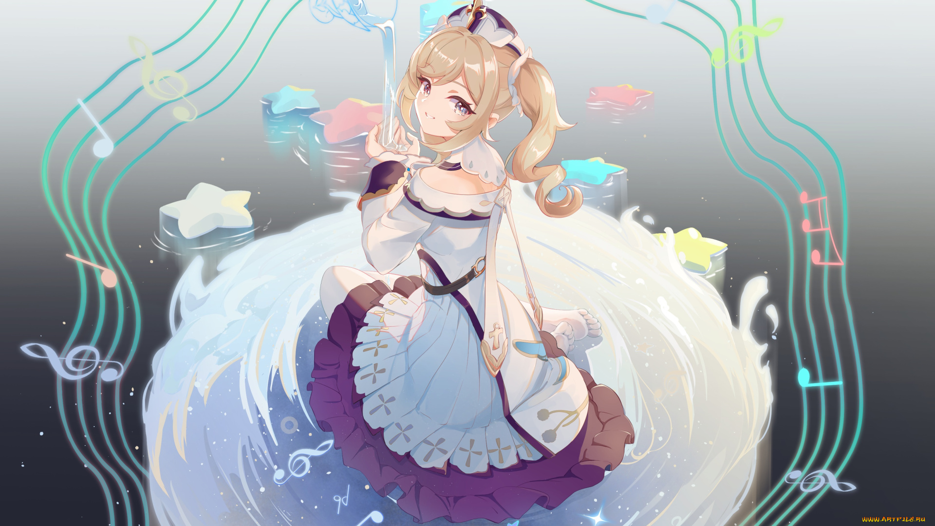 аниме, genshin, impact, genshin, impact