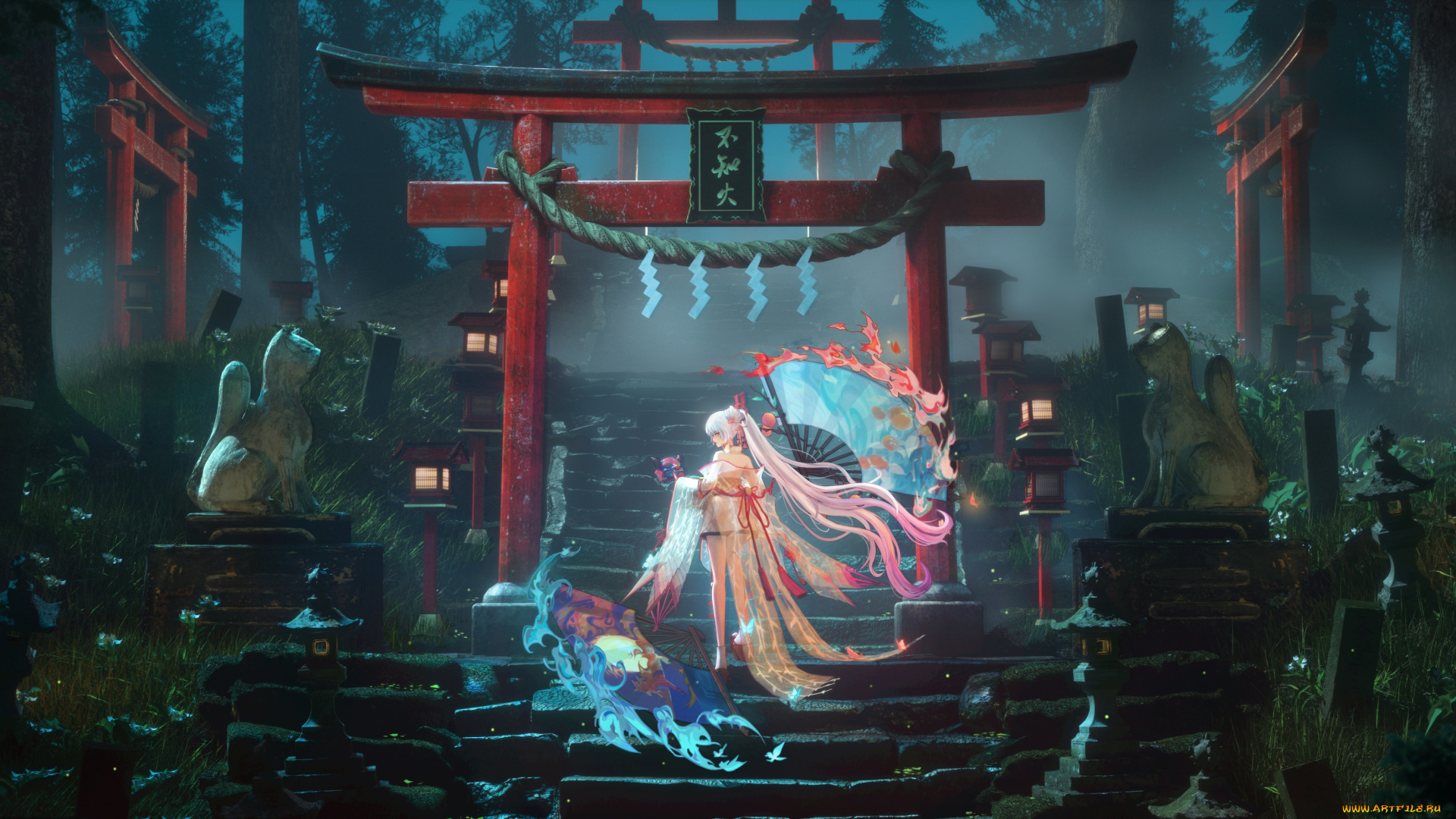 аниме, onmyouji, onmyoji