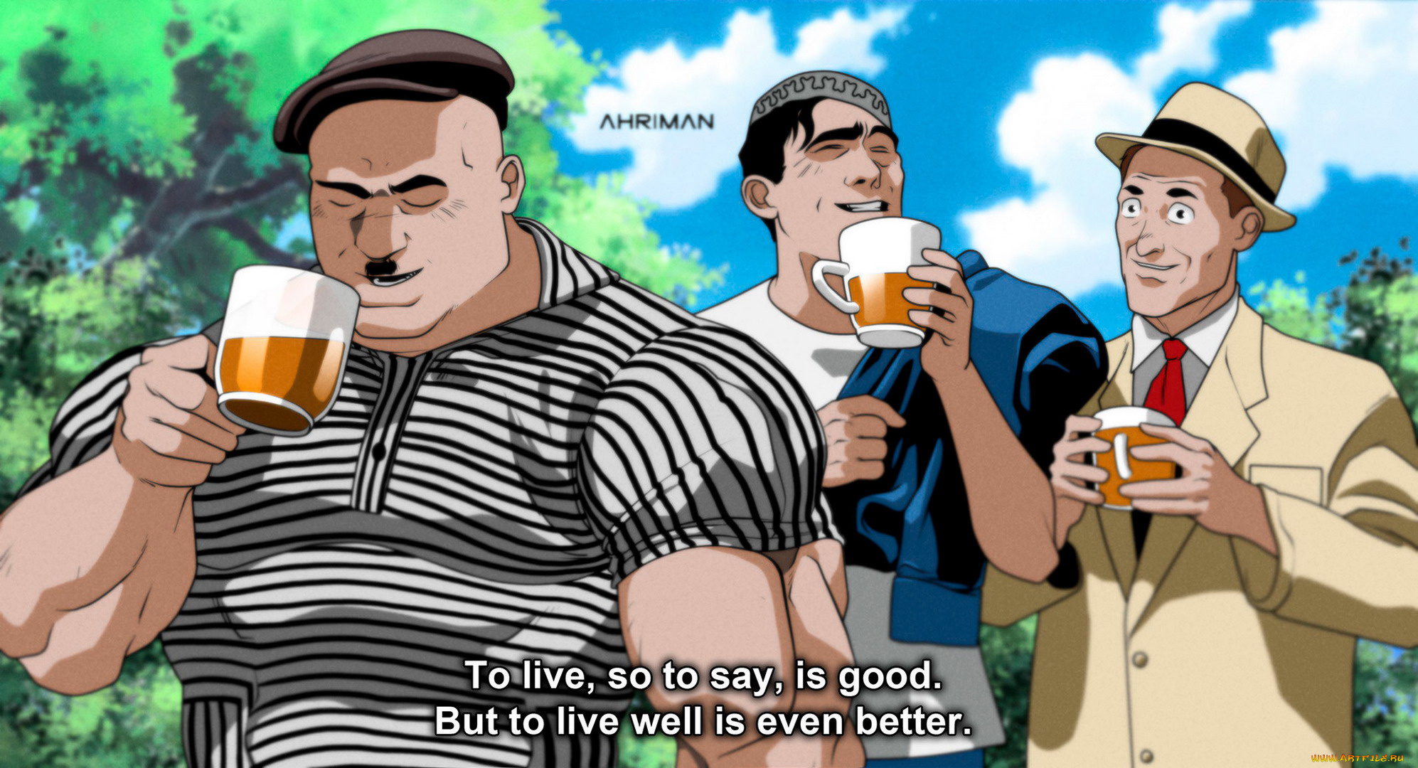 рисованное, кино, , мультфильмы, кавказская, пленница, моргунов, вицин, никулин, пиво
