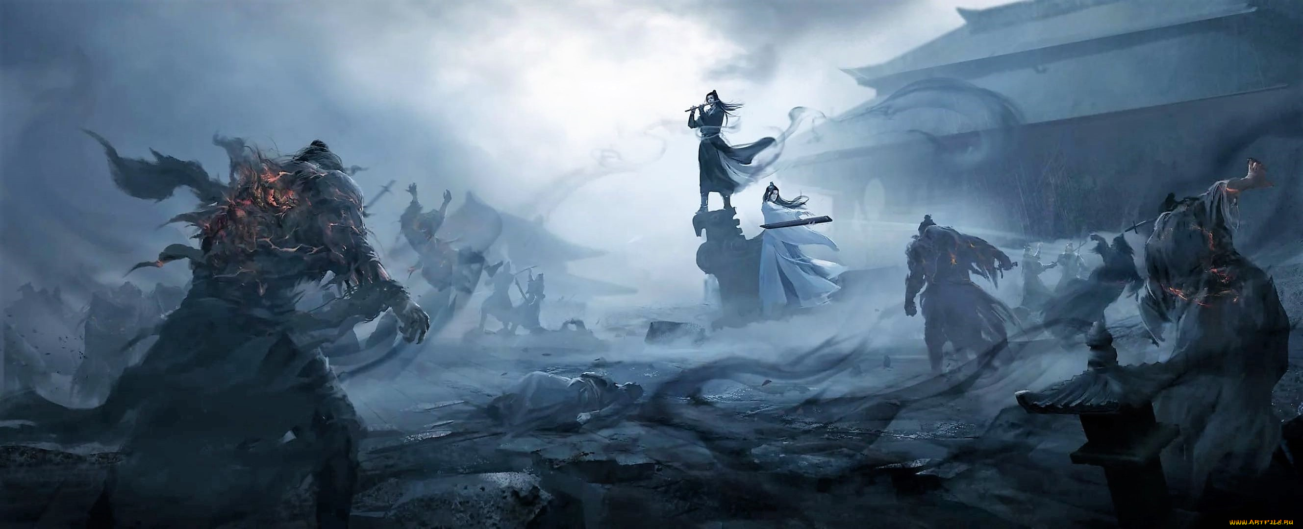 рисованное, кино, , мультфильмы, вэй, усянь, лань, ванцзы, мертвецы