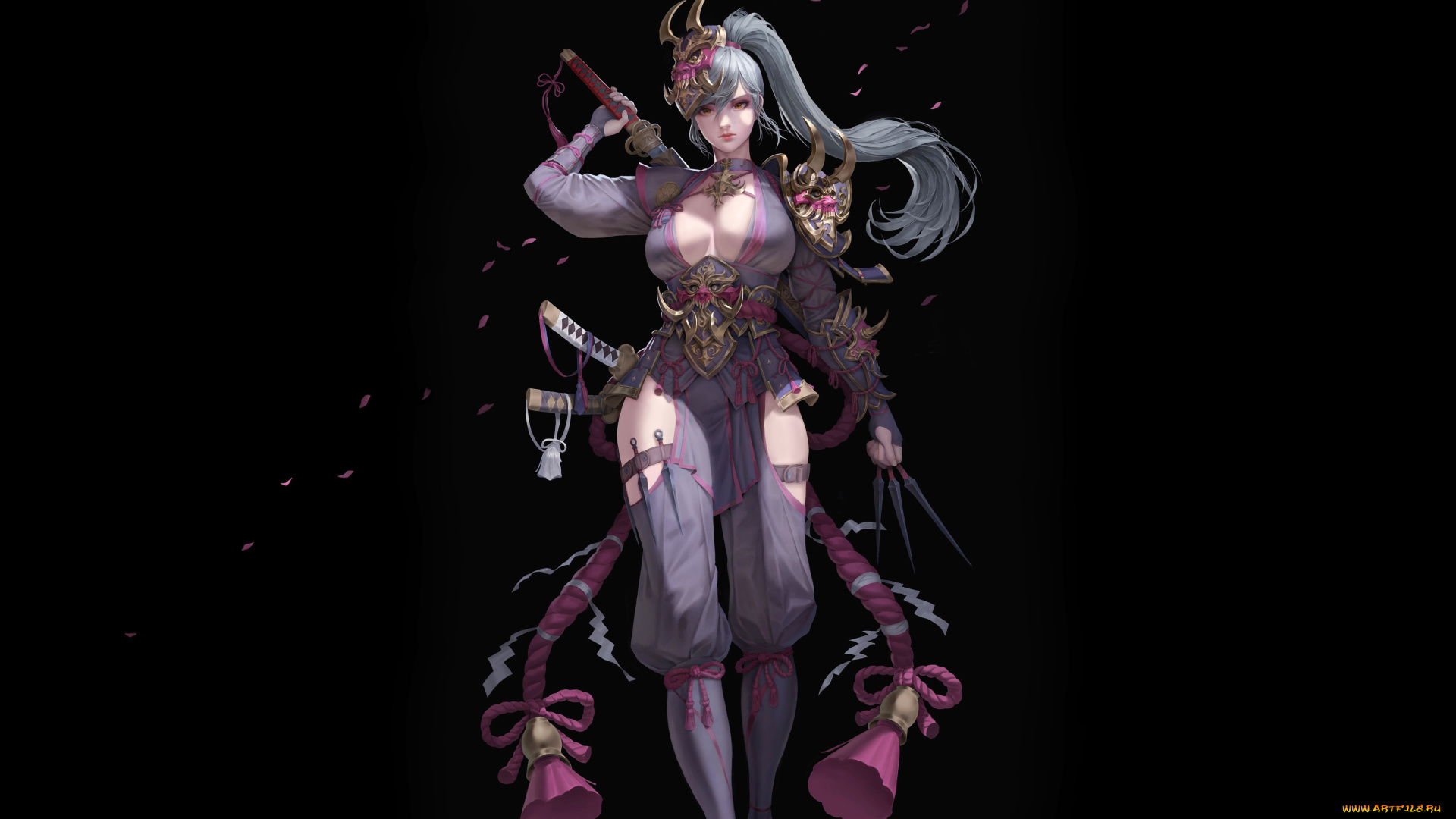 видео, игры, ---другое, девушка, оружие