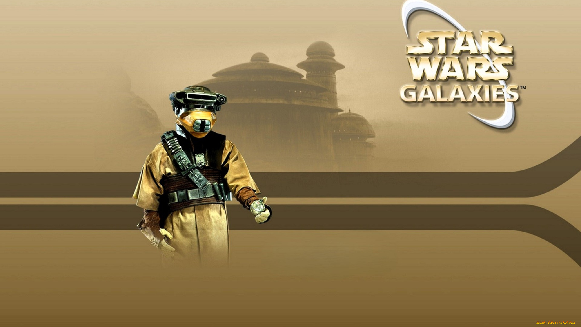 видео, игры, star, wars, , galaxies, персонаж, башня, здание