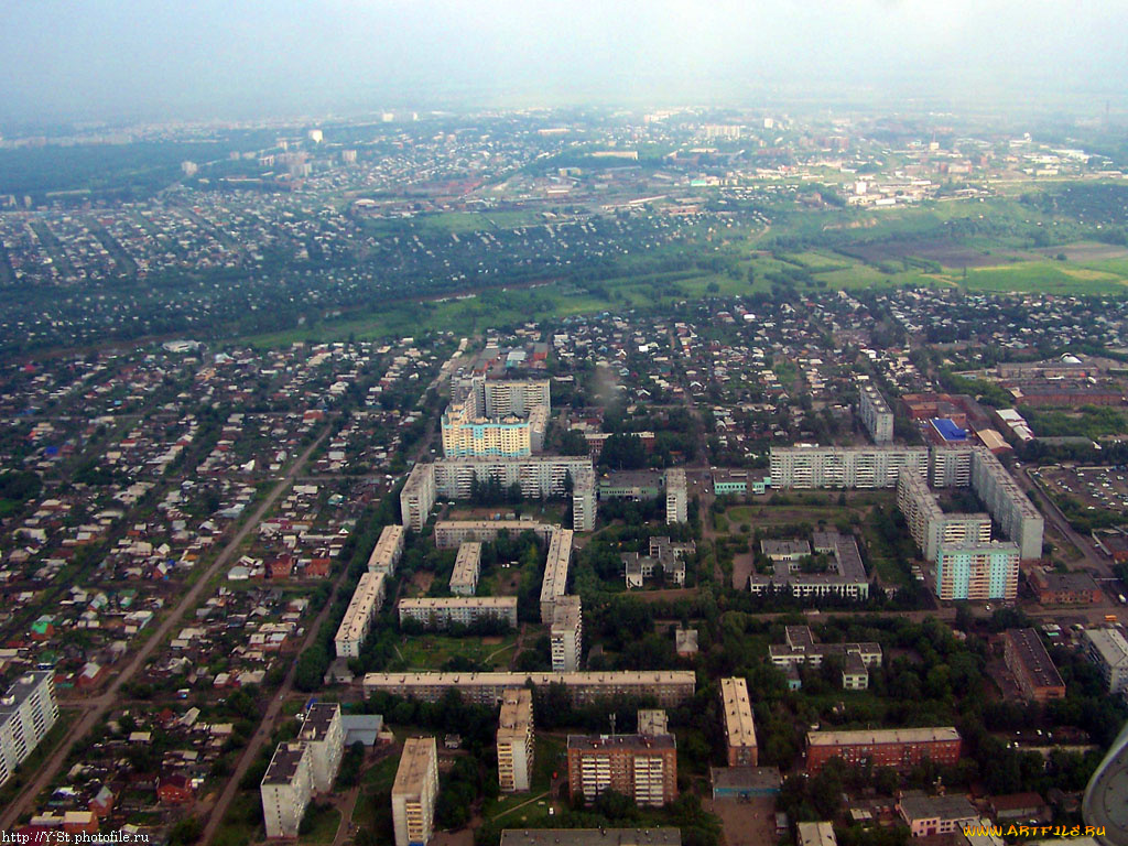 город, омск, высоты, птичьего, полета, города