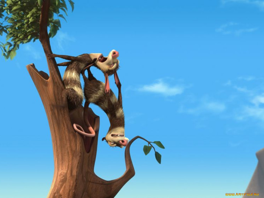 мультфильмы, ice, age, the, meltdown