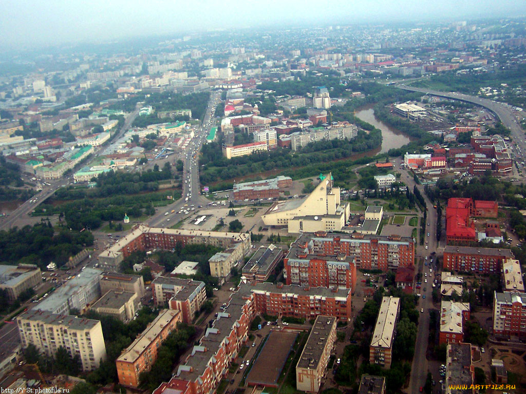 омск, вид, высоты, птичьего, полета, специально, для, sparco, найдено, личном, архиве, города