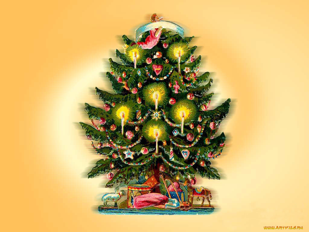 праздничные, рисованные