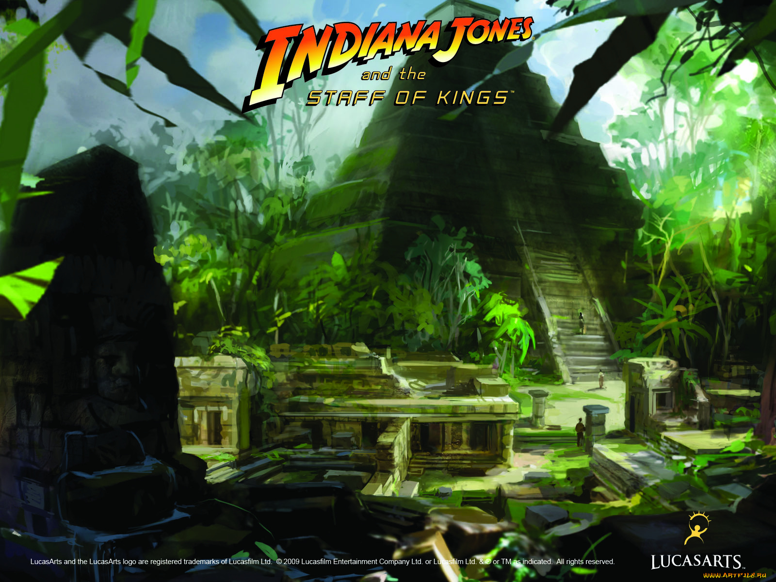 видео, игры, indiana, jones, and, the, staff, of, kings