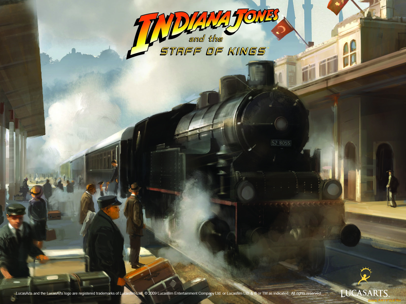 видео, игры, indiana, jones, and, the, staff, of, kings