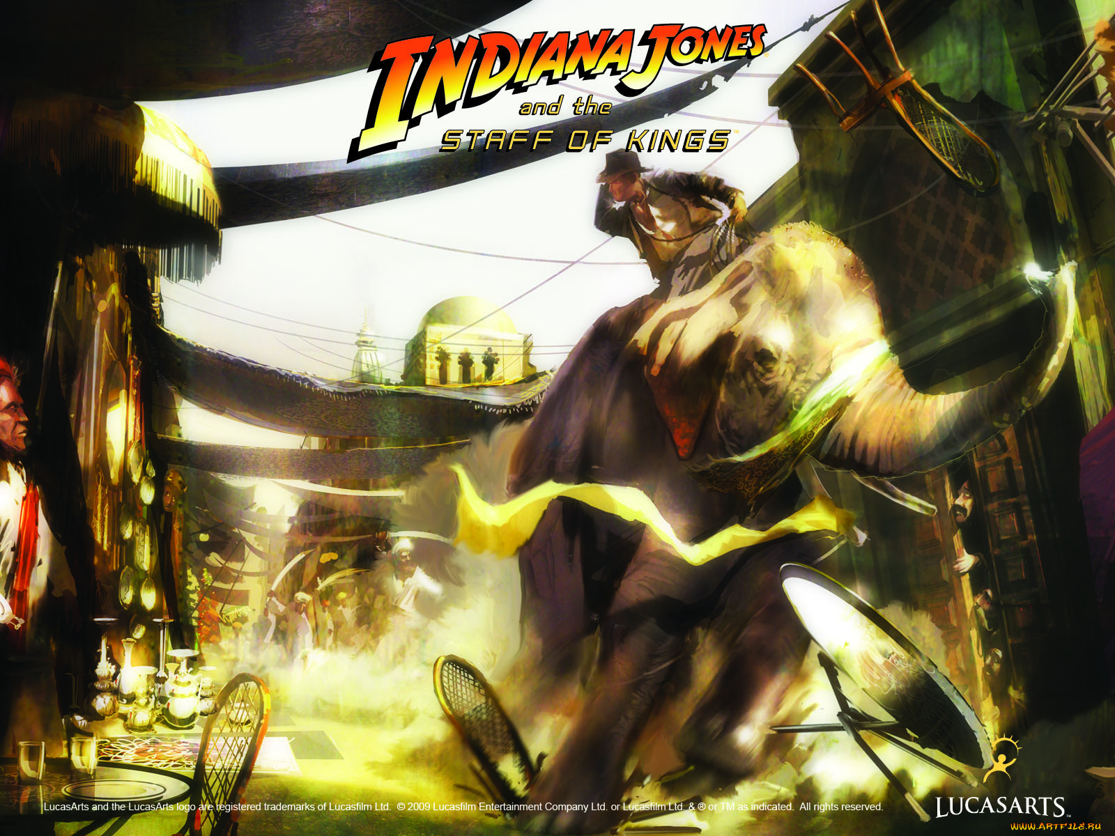 видео, игры, indiana, jones, and, the, staff, of, kings