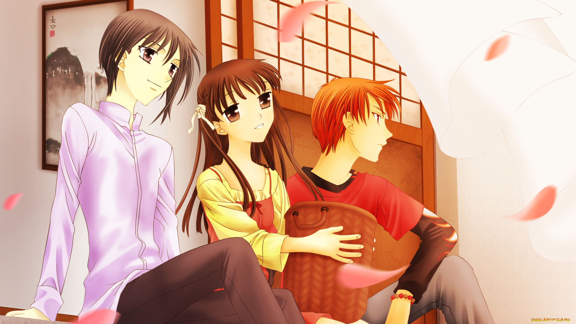 аниме, fruits, basket