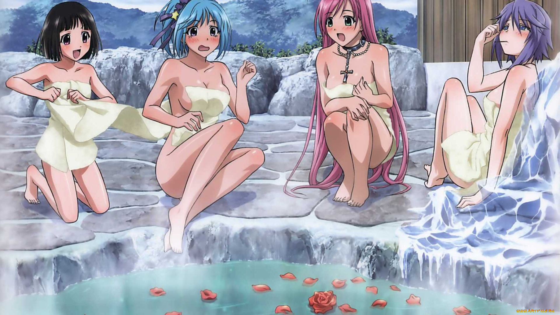 аниме, rosario, vampire