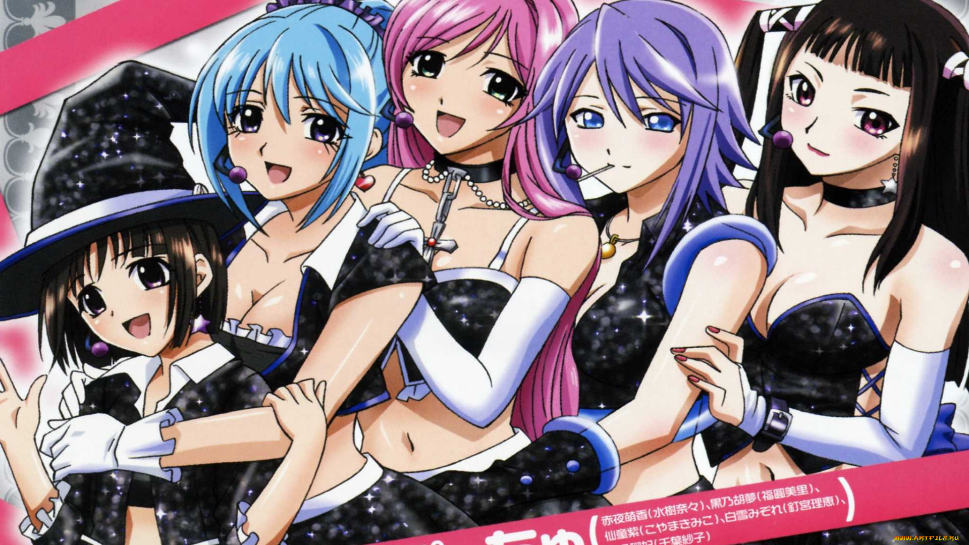 аниме, rosario, vampire