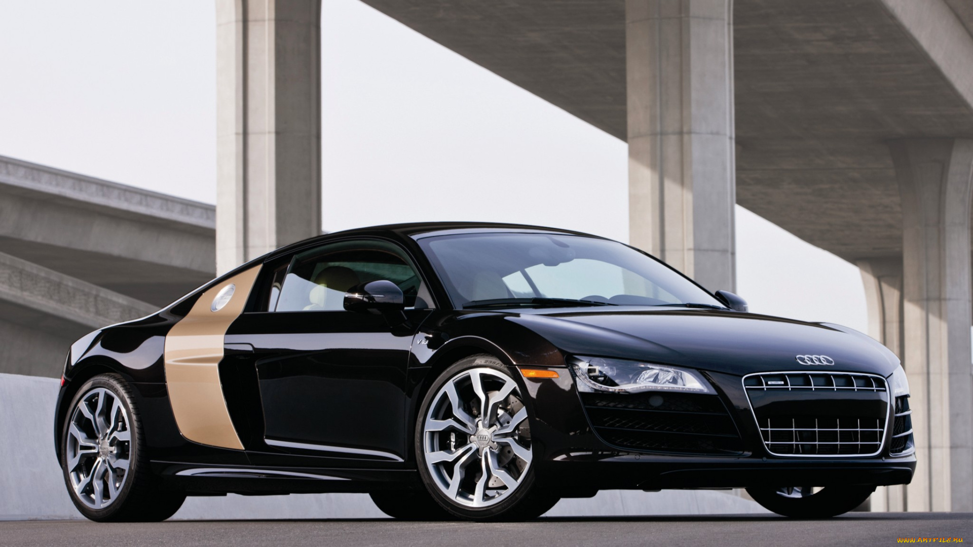 audi, r8, v10, us, spec, автомобили