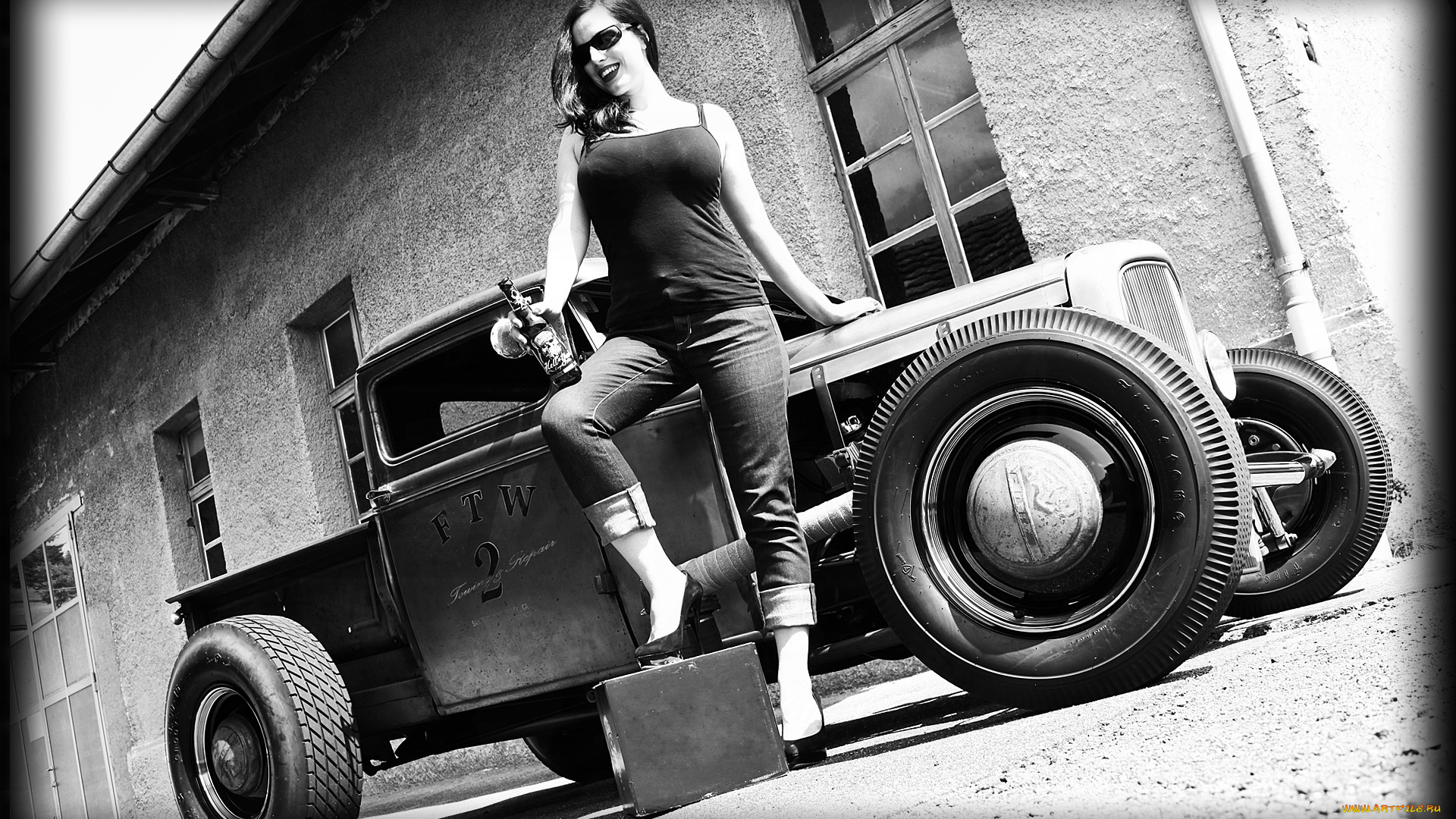 автомобили, авто, девушками