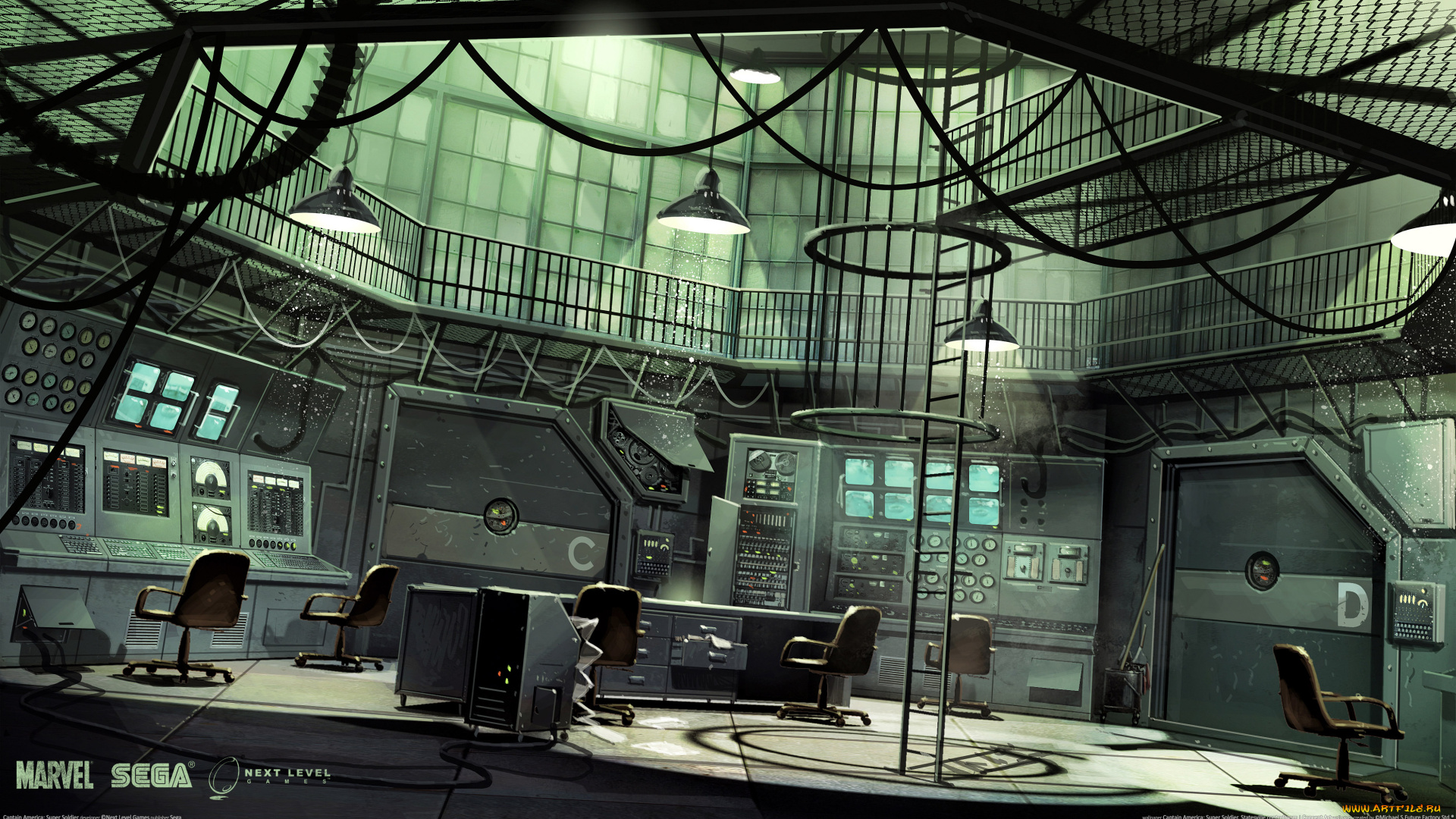 captain, america, super, soldier, artwork, видео, игры