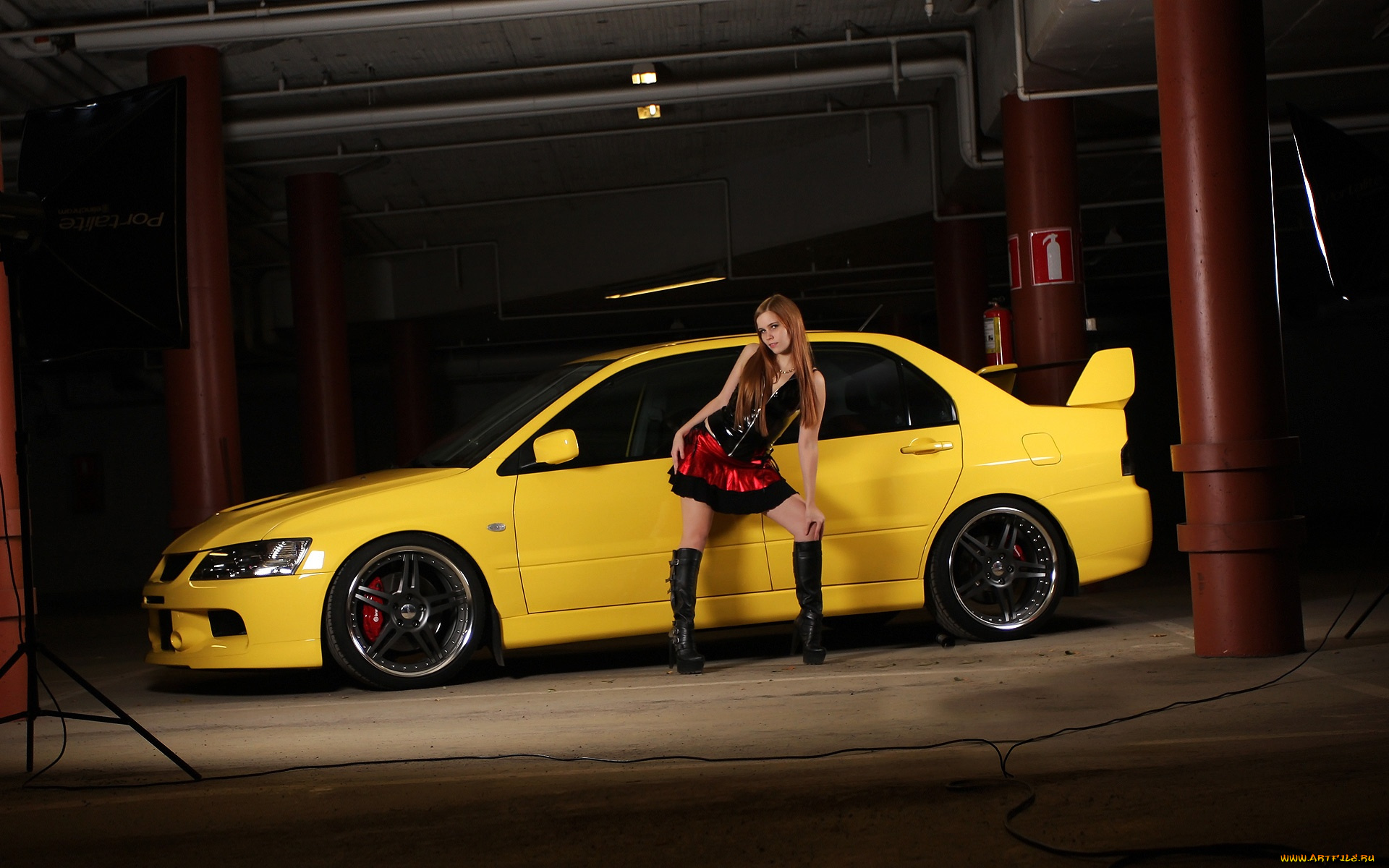 автомобили, авто, девушками