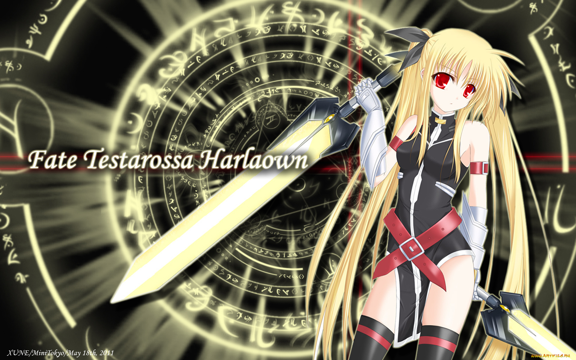 mahou, shoujo, lyrical, nanoha, аниме