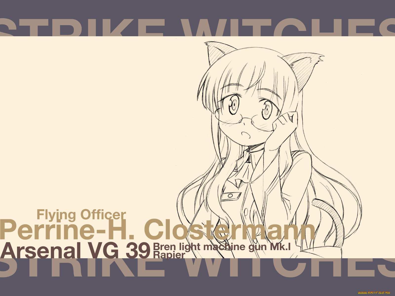 strike, witches, аниме