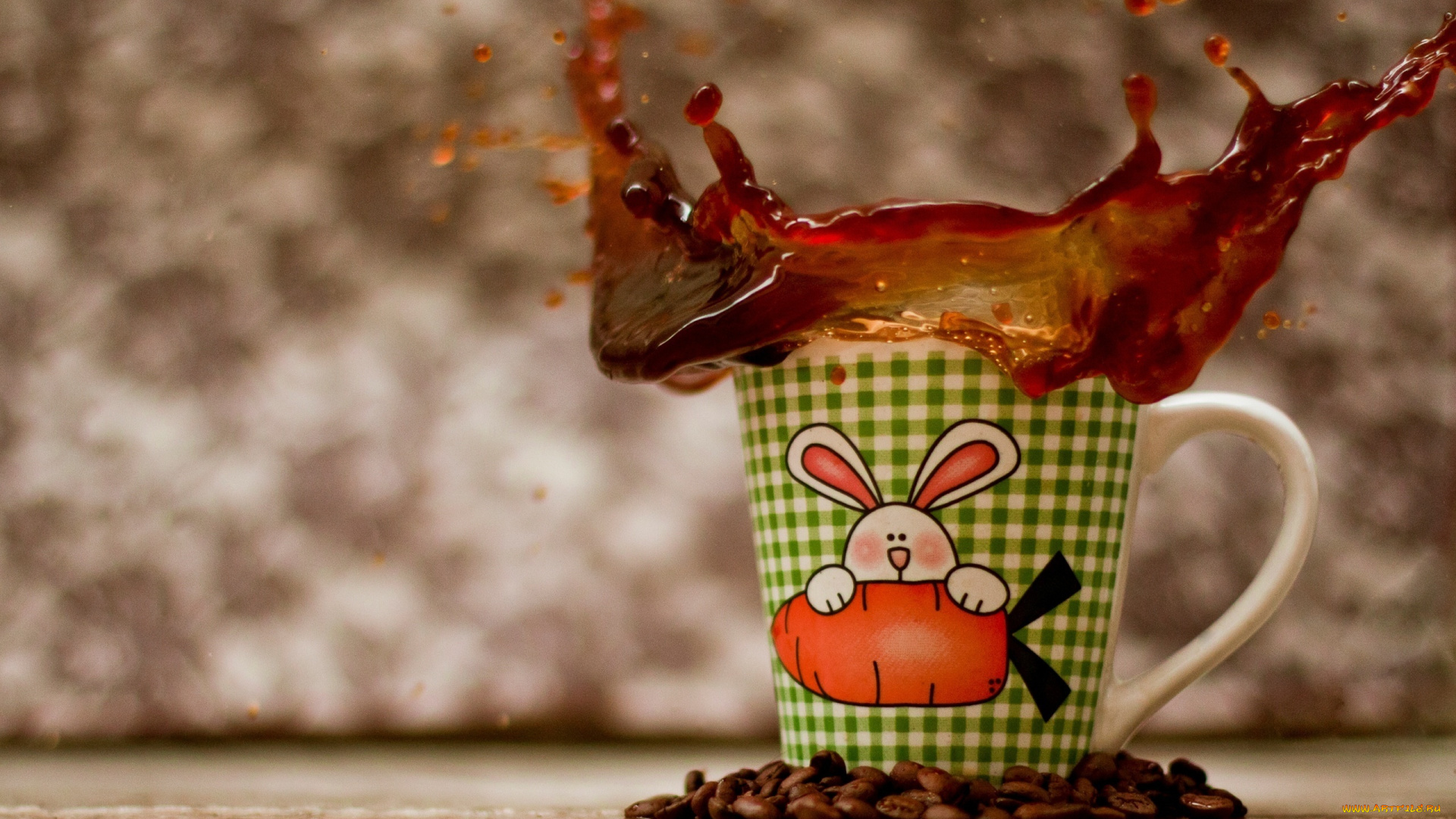 еда, кофе, кофейные, зёрна, кружка