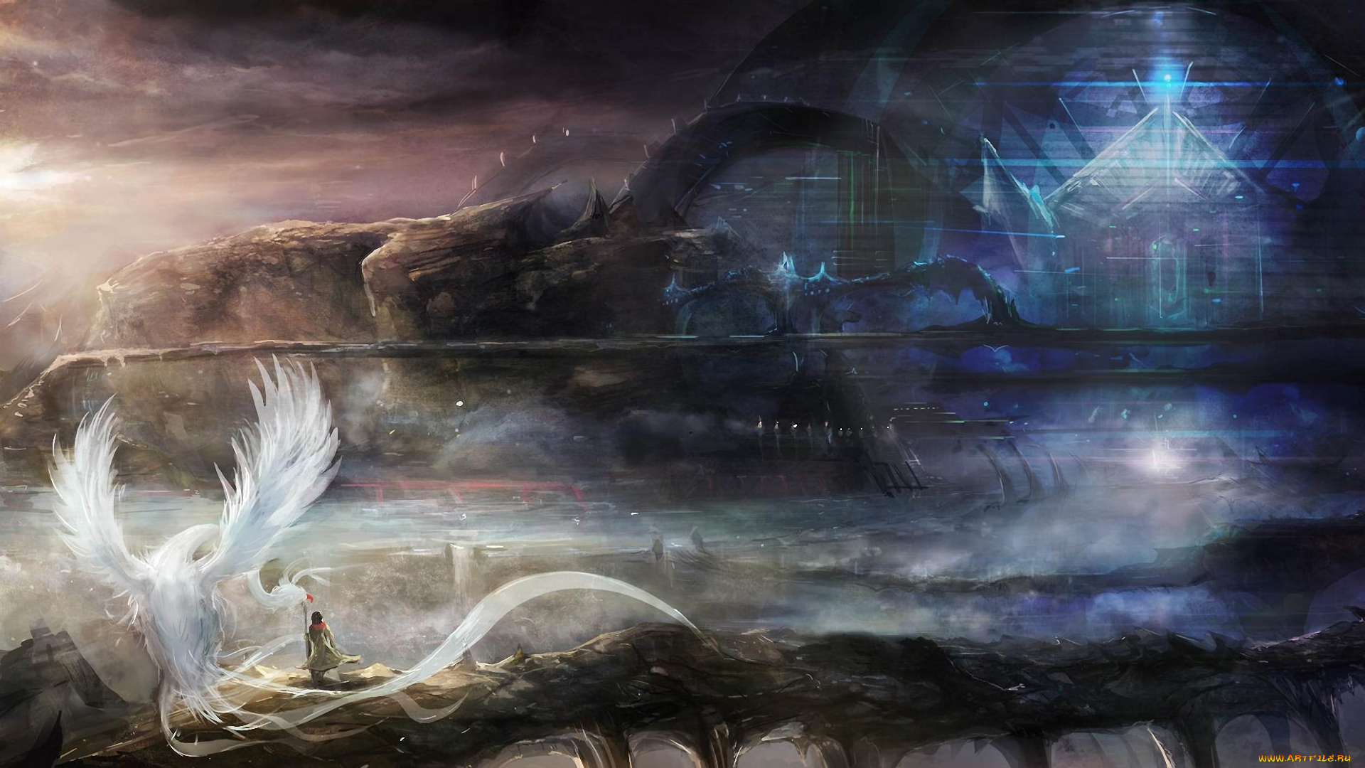 фэнтези, иные, миры, времена, птица
