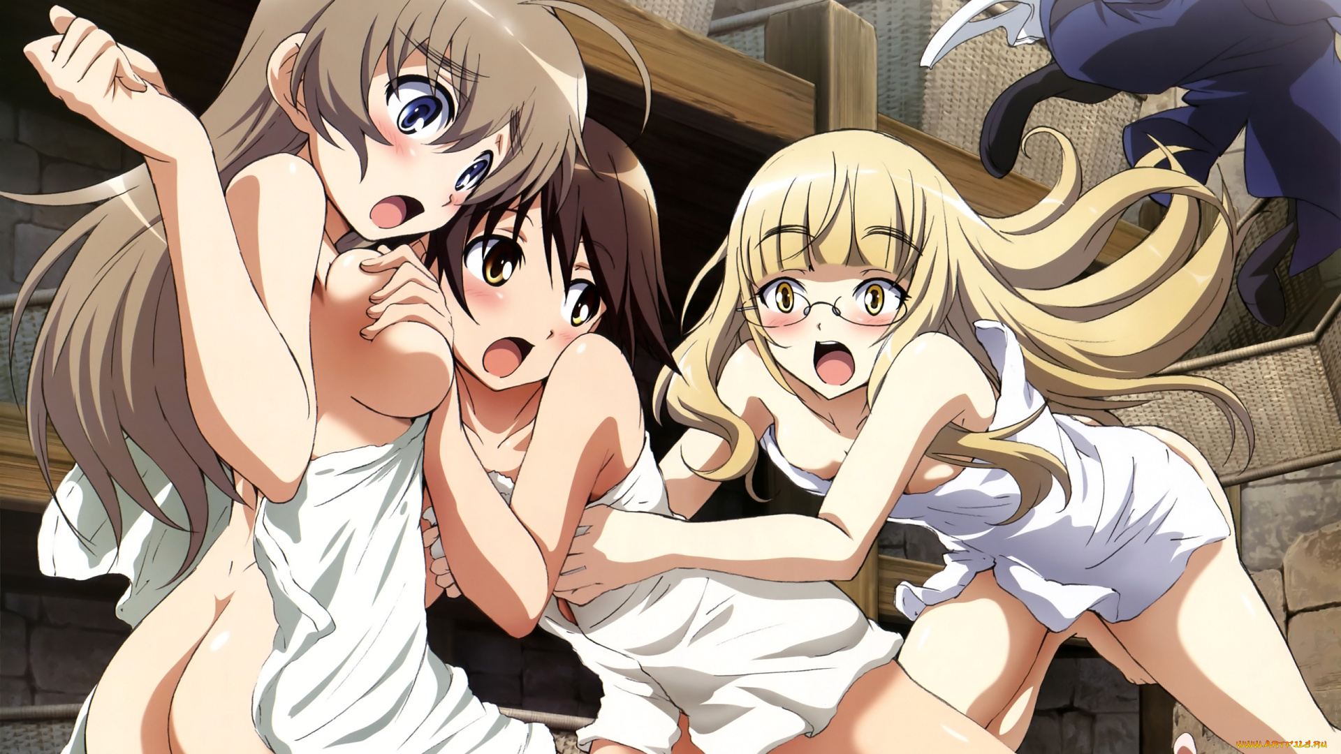 strike, witches, аниме