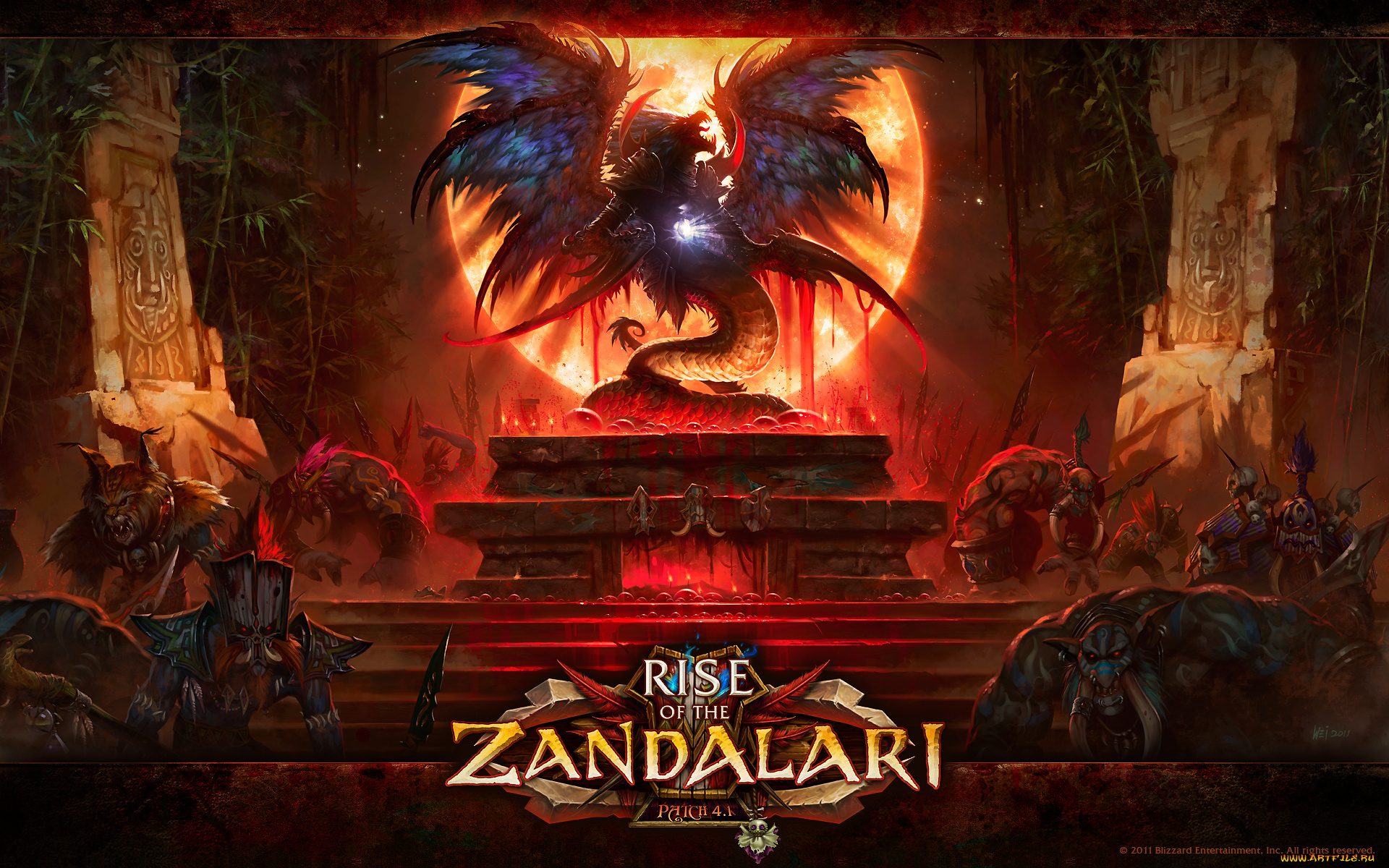 world, of, warcraft, cataclysm, rise, the, zandalari, видео, игры, дракон, шаман, жертвоприношение, орки