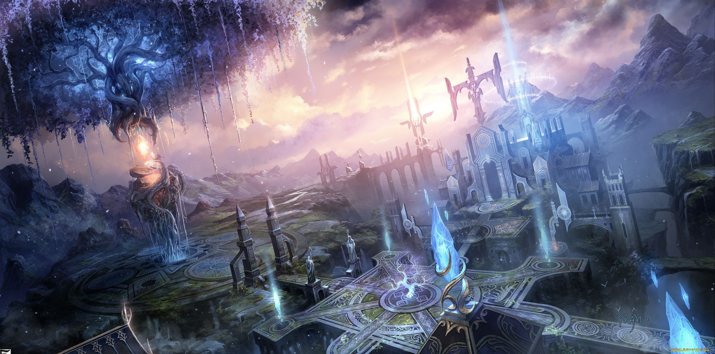 thor, god, of, thunder, видео, игры, city, dawn, chao, yuan, xu, арт