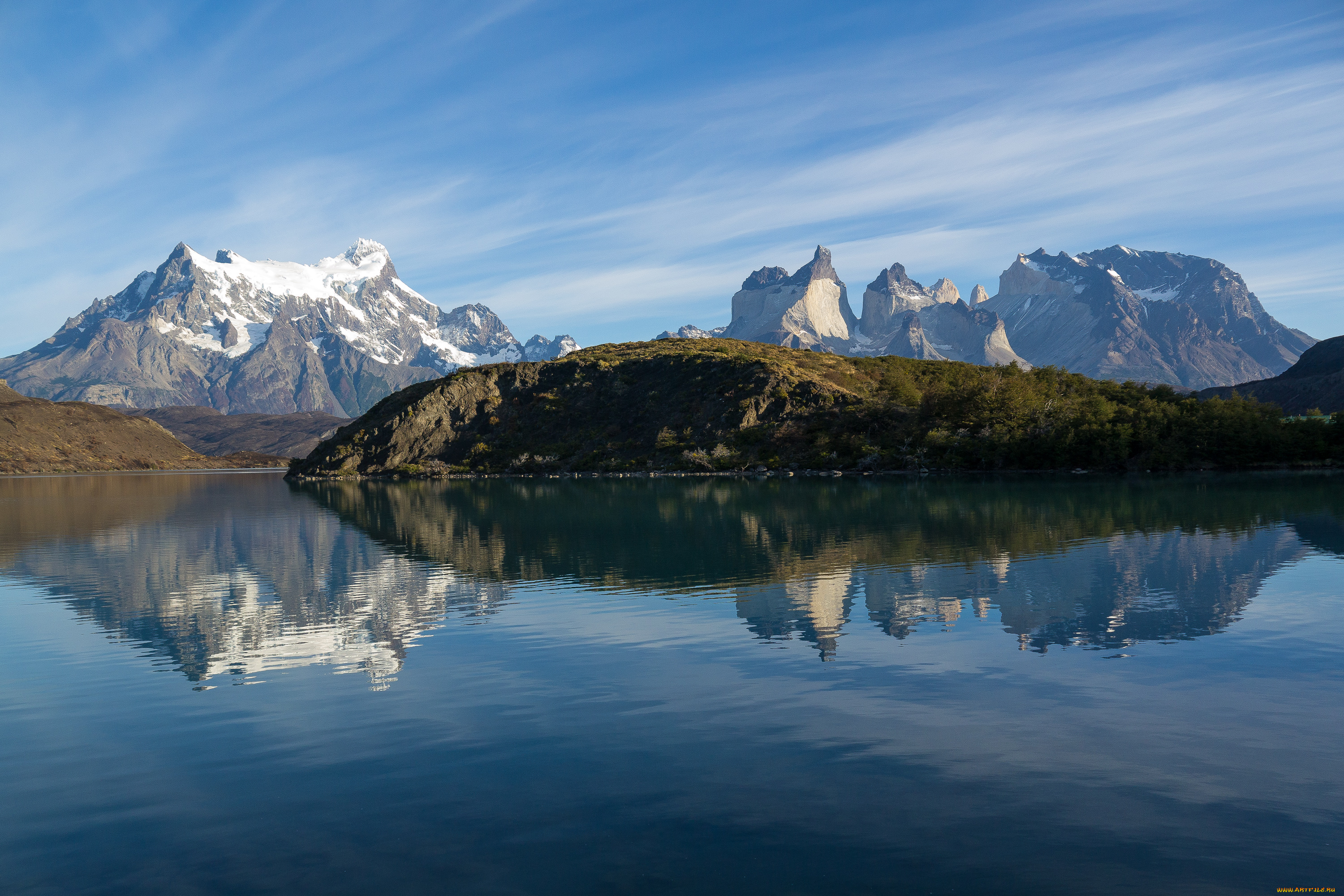 torres, del, paine, national, park, природа, реки, озера, горы, озеро