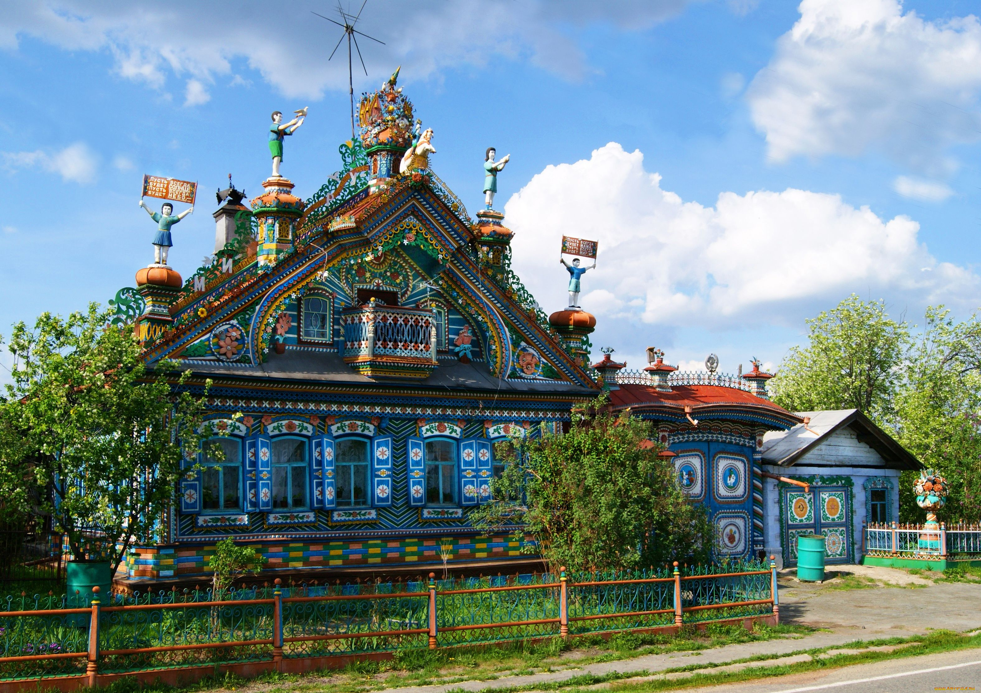 дом, кузнеца, кириллова, кунаре, города, здания, дома, деревянное, зодчество, кузнец, кириллов, село, кунара