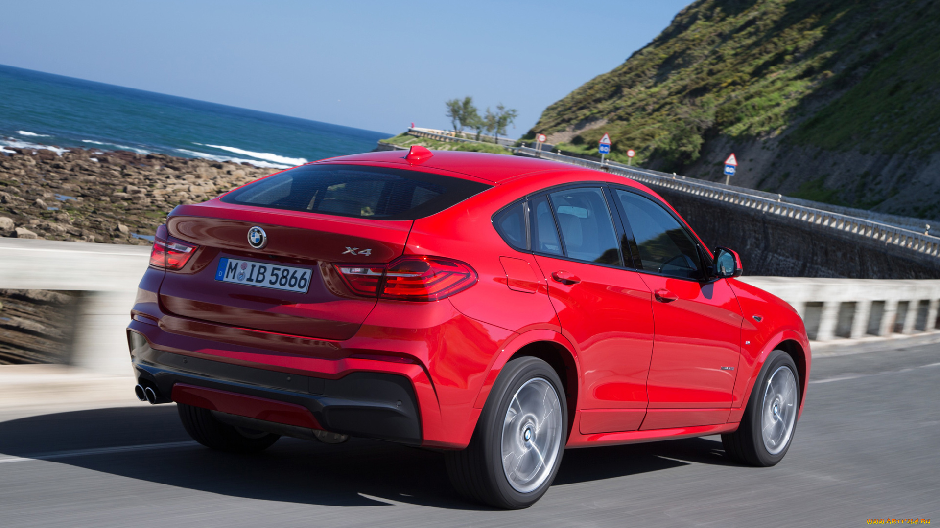 автомобили, bmw, sports, xdrive35i, m, красный, 2014г, f26, package, x4