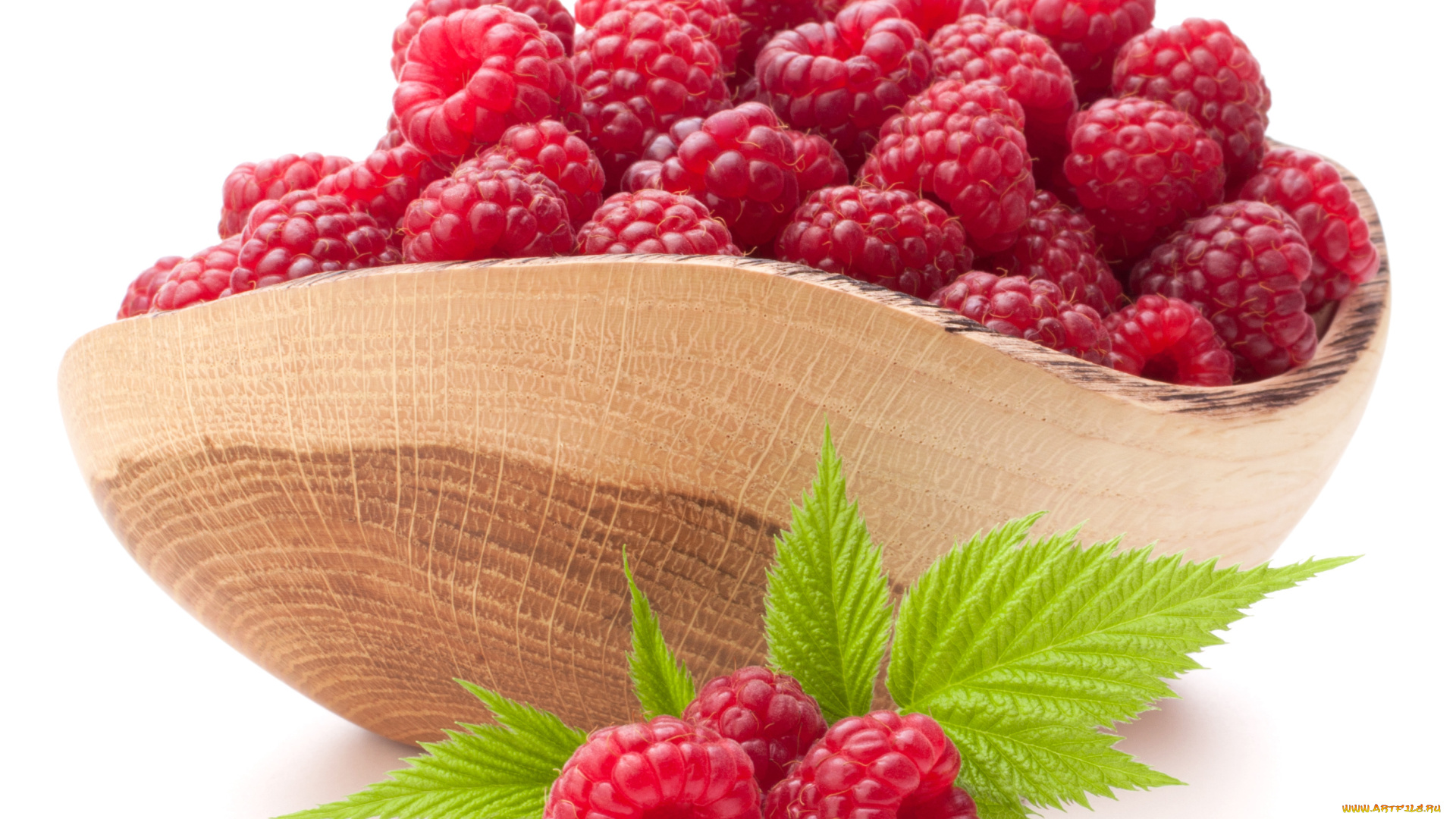еда, малина, fresh, berries, raspberries, leaves, bowl, листики, малинки, свежие, ягоды, миска