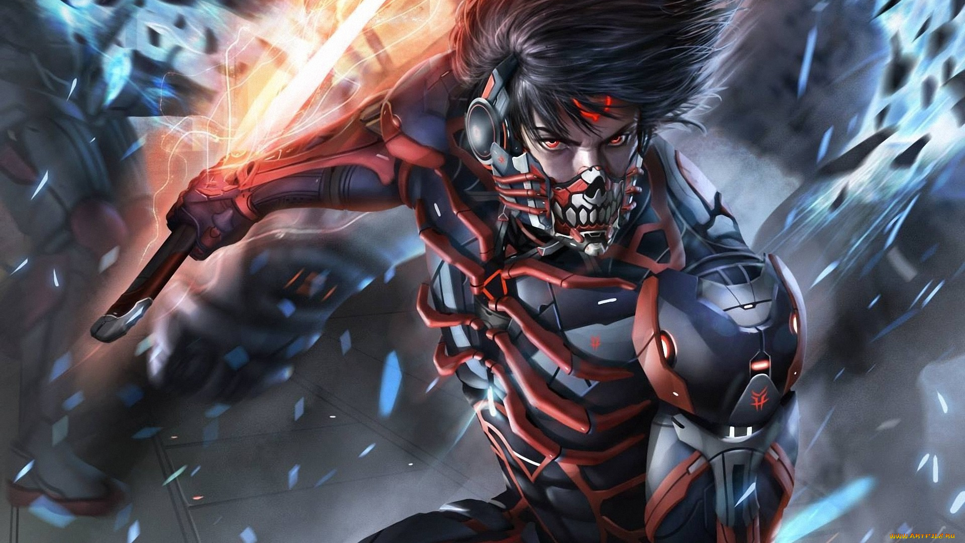 фэнтези, роботы, , киборги, , механизмы, маска