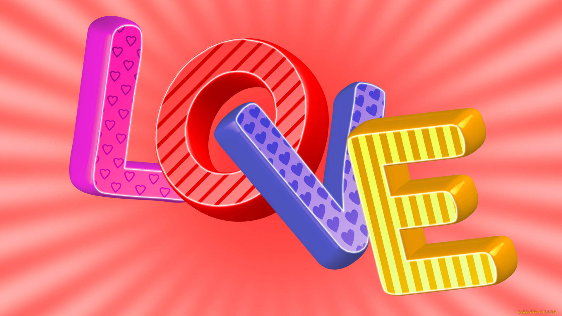 праздничные, день, святого, валентина, , сердечки, , любовь, лучи