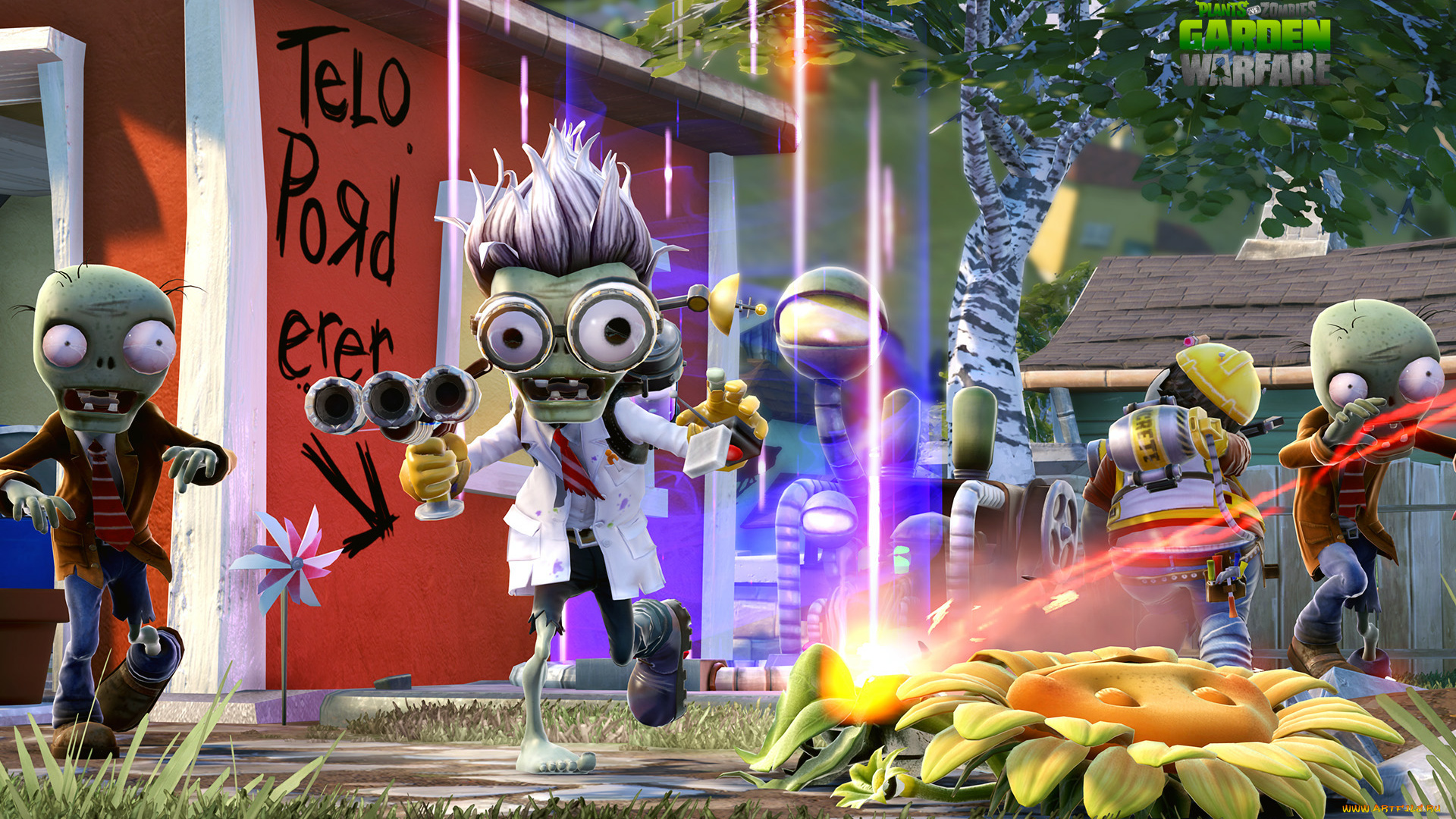 видео, игры, plants, vs, , zombies, , garden, warfare, персонажи