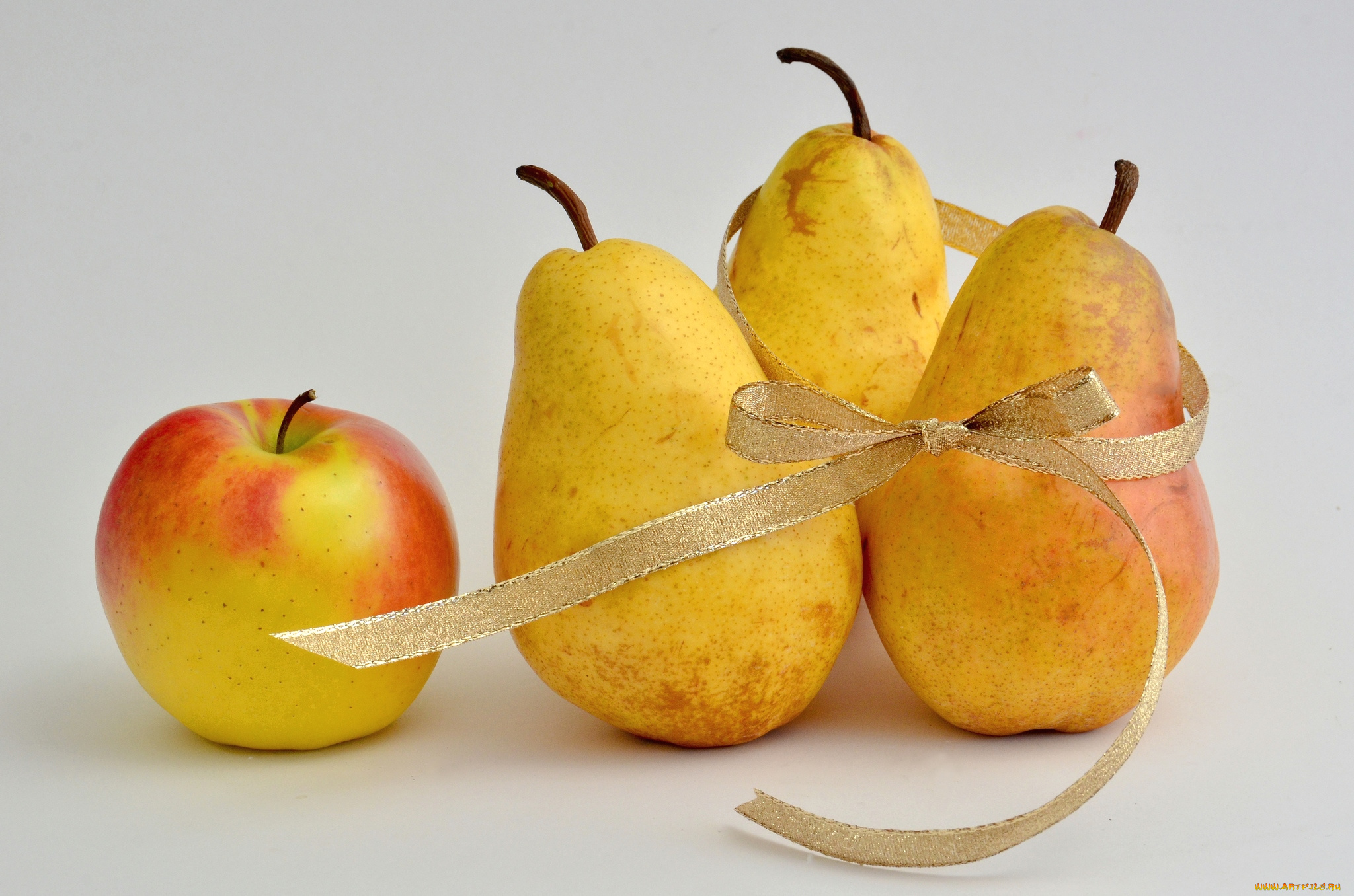 еда, фрукты, , ягоды, лента, яблоко, груши