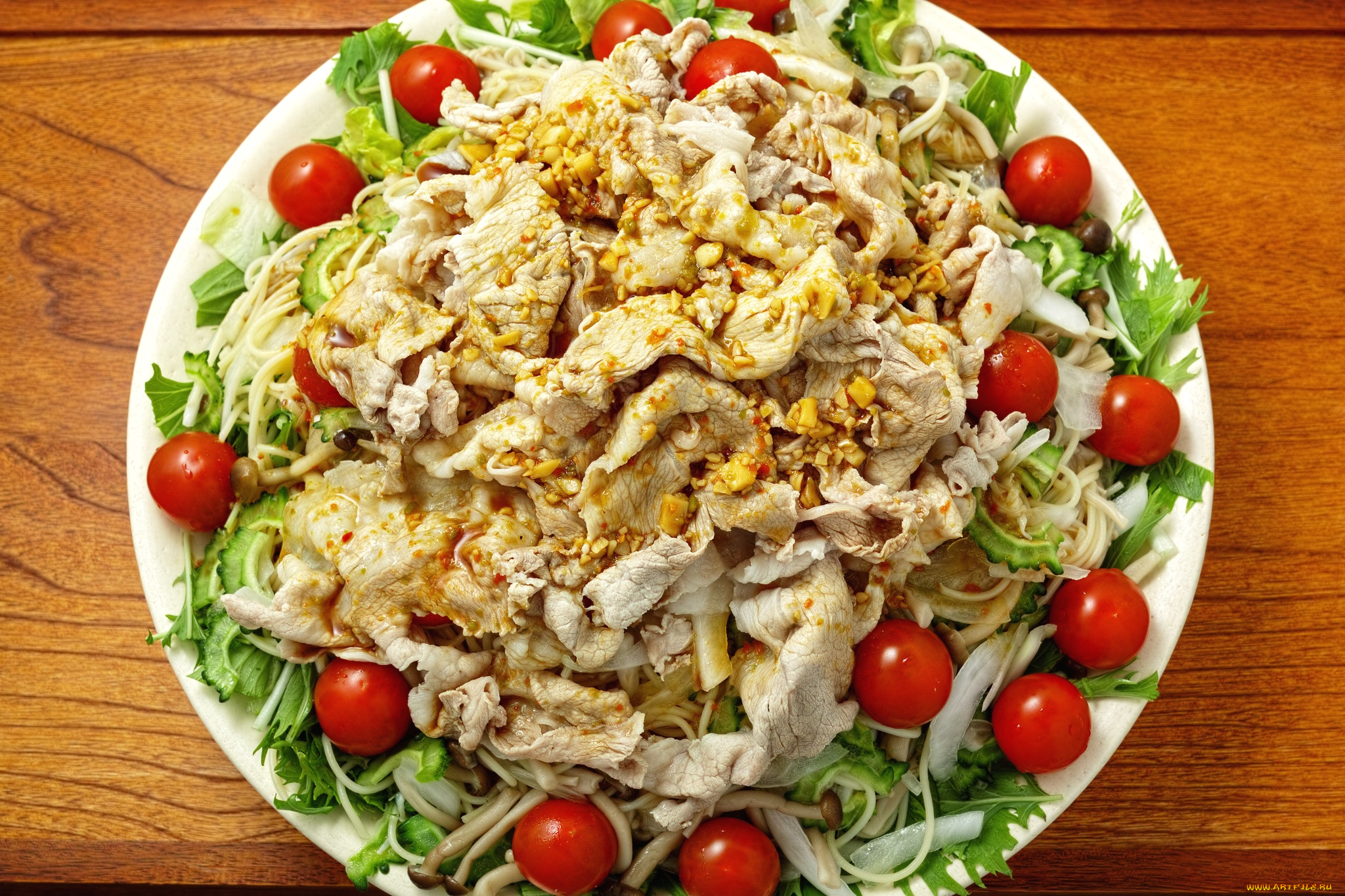 еда, мясные, блюда, помидоры, мясо