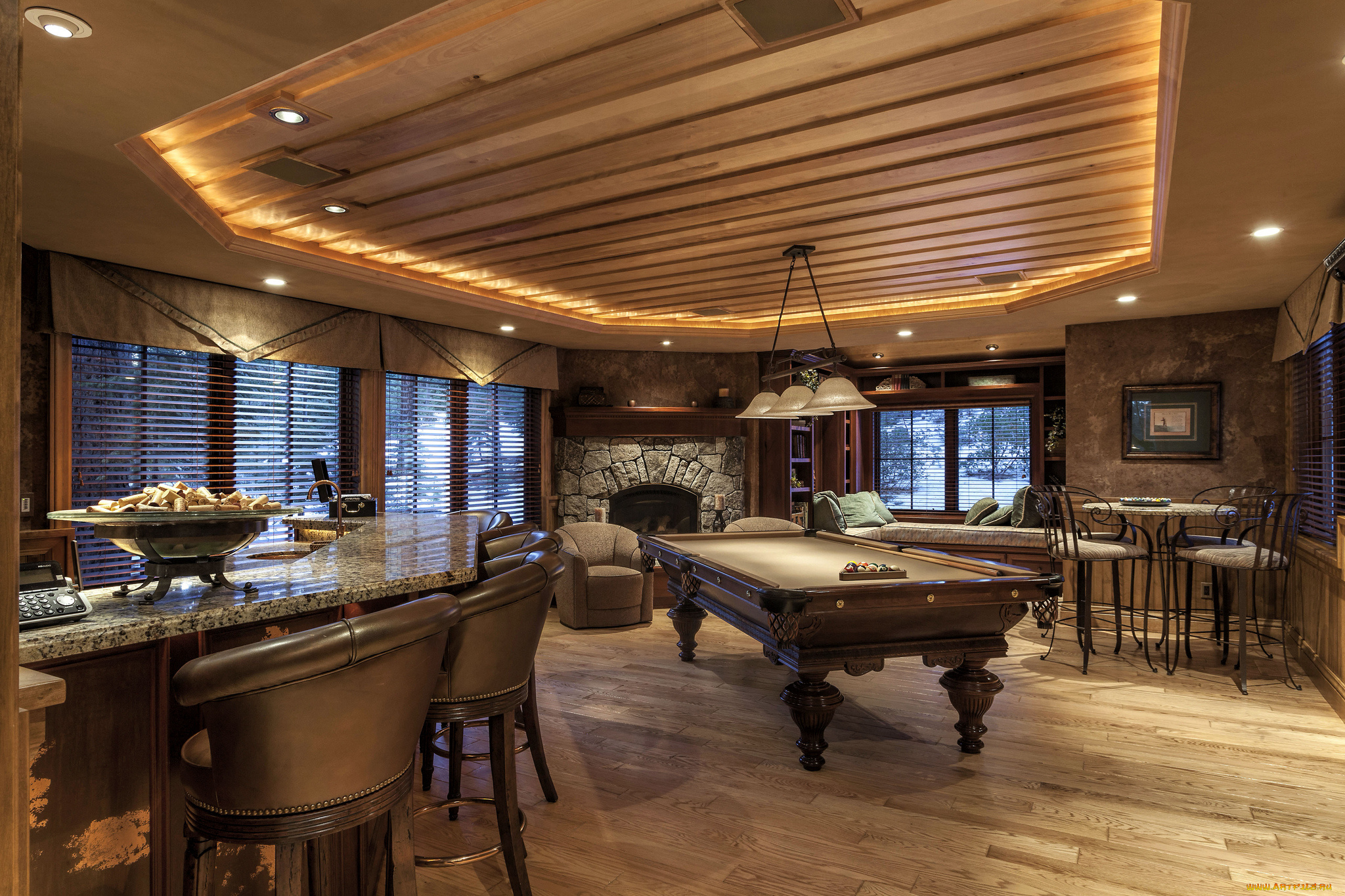 интерьер, кафе, , рестораны, , отели, бар, бильярд