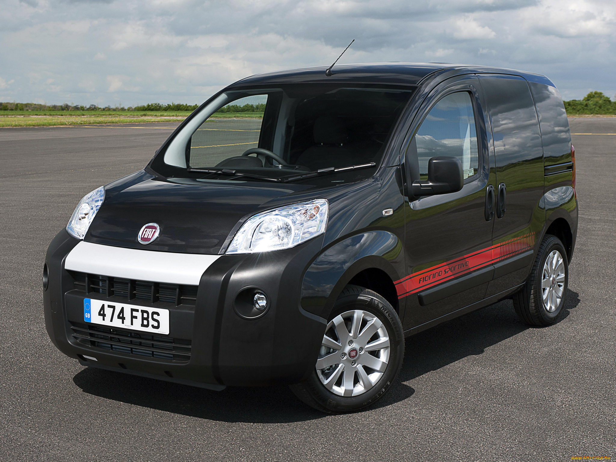 автомобили, fiat, темный, sportivo, 2014г, fiorino