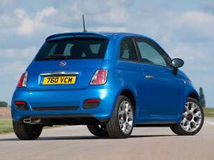Картинка автомобили fiat синий 500s uk-spec