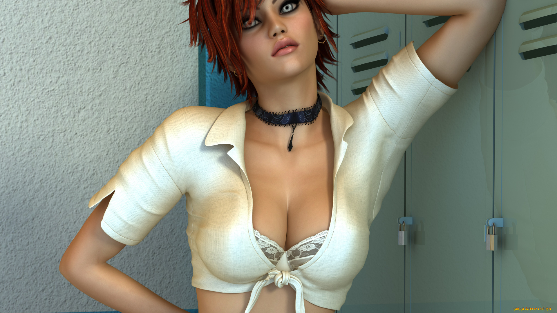 3д, графика, люди, , people, девушка, фон, взгляд